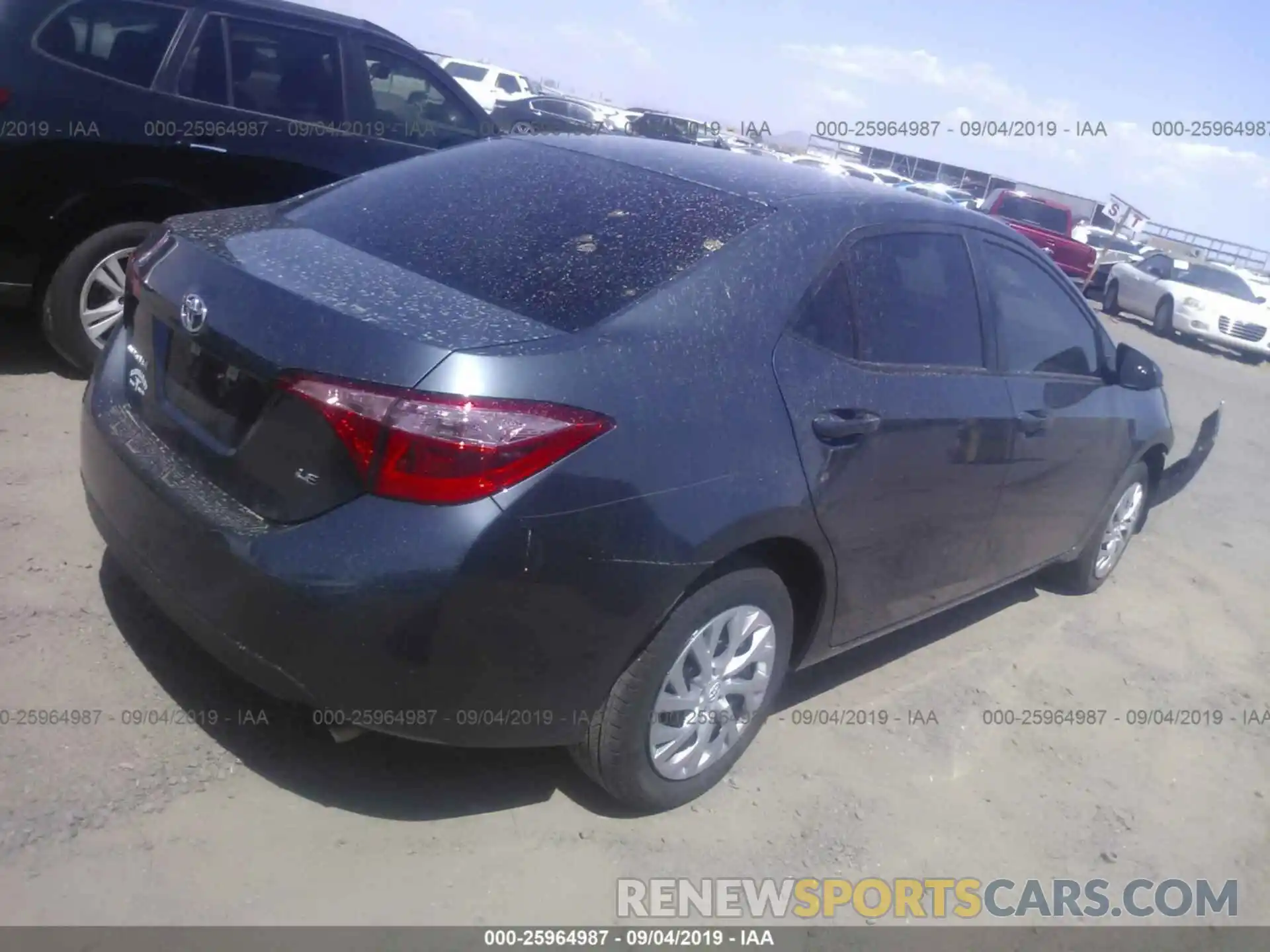 4 Photograph of a damaged car 5YFBURHE7KP865431 TOYOTA COROLLA 2019