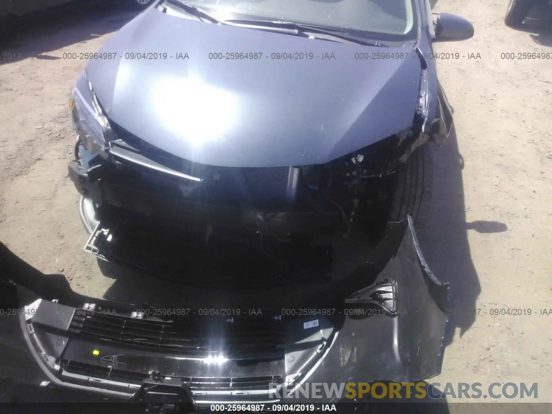 6 Photograph of a damaged car 5YFBURHE7KP865431 TOYOTA COROLLA 2019