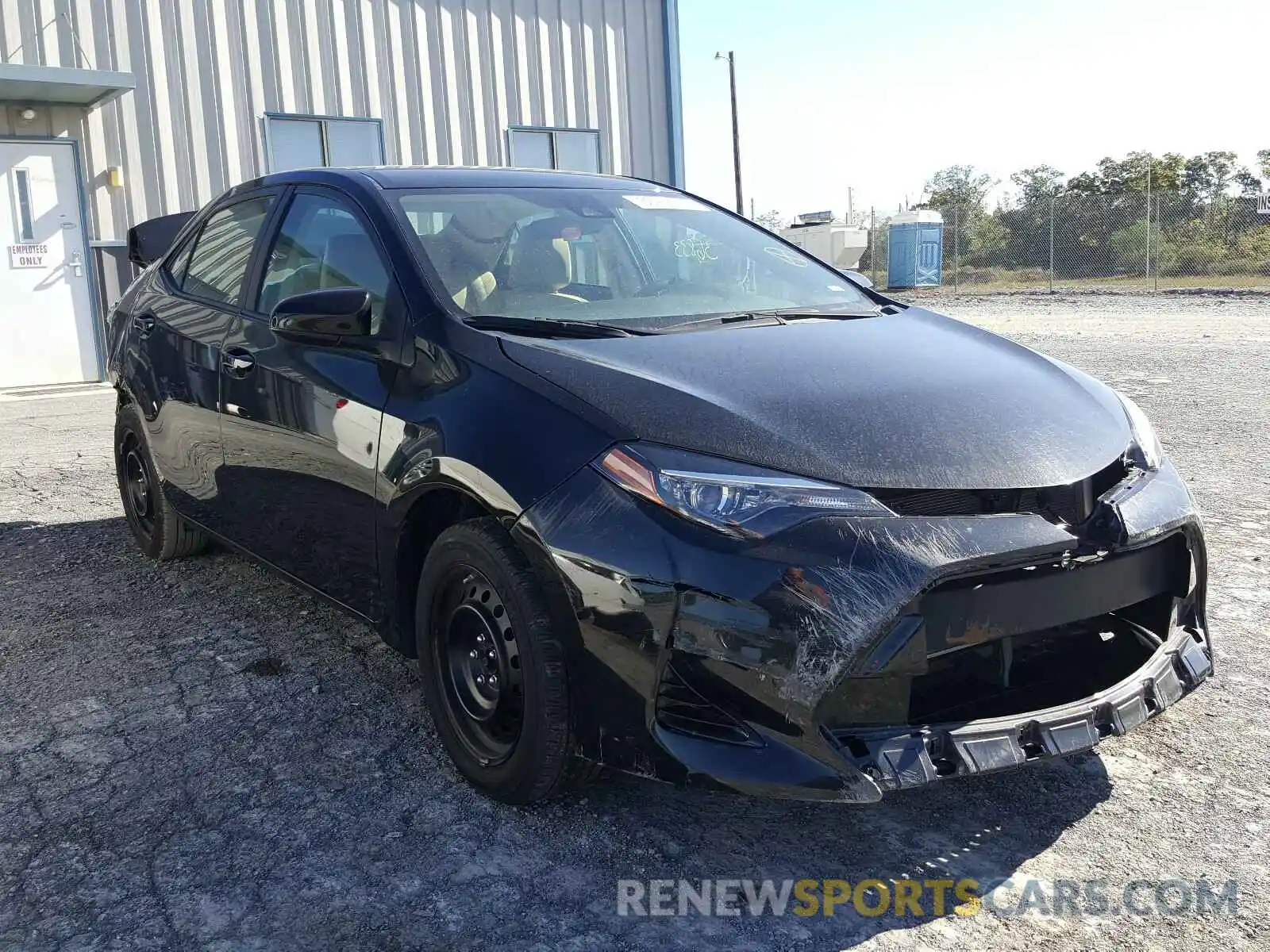 1 Photograph of a damaged car 5YFBURHE7KP865641 TOYOTA COROLLA 2019