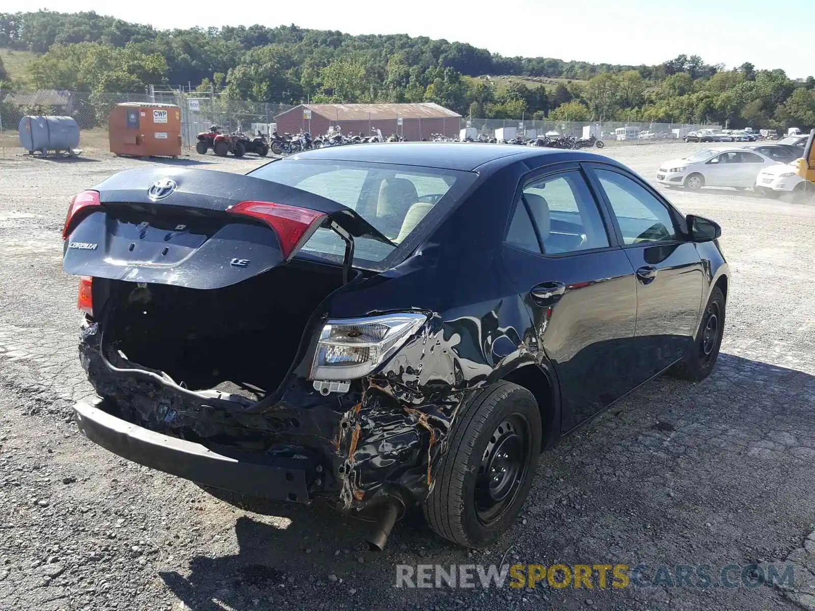 4 Photograph of a damaged car 5YFBURHE7KP865641 TOYOTA COROLLA 2019