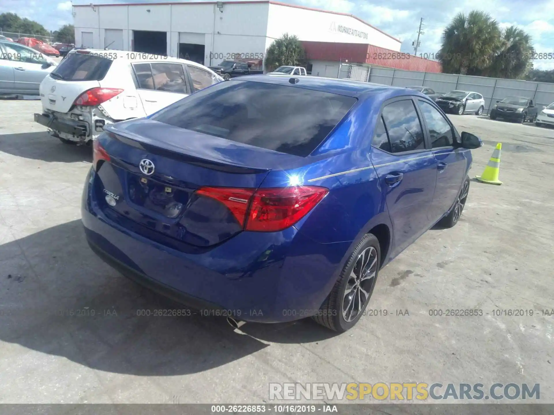 4 Photograph of a damaged car 5YFBURHE7KP865669 TOYOTA COROLLA 2019