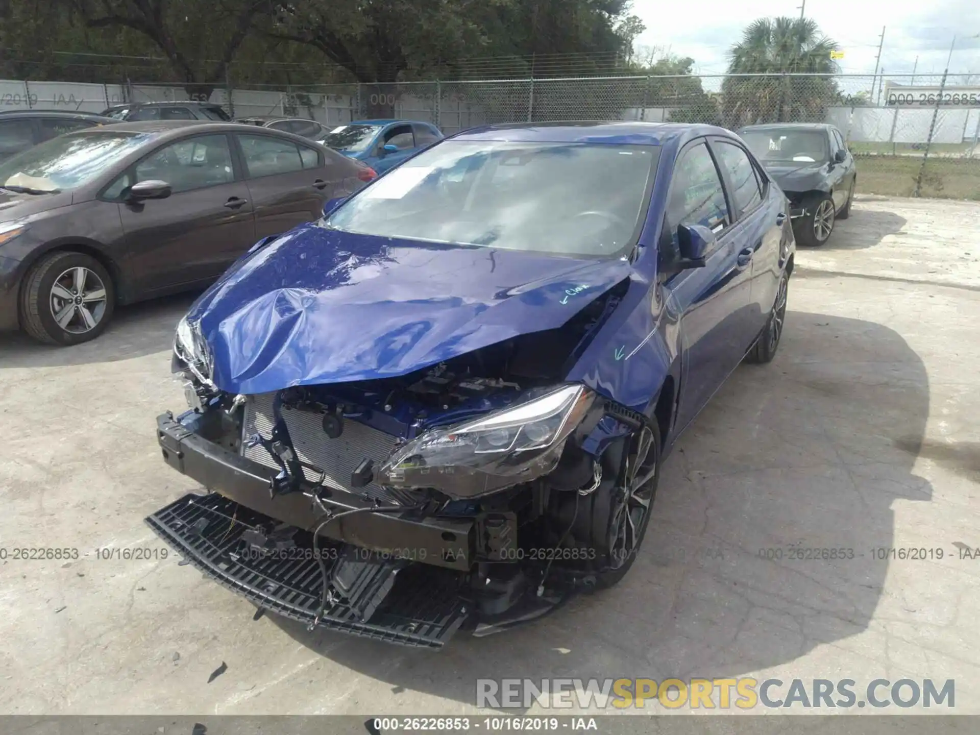 6 Photograph of a damaged car 5YFBURHE7KP865669 TOYOTA COROLLA 2019