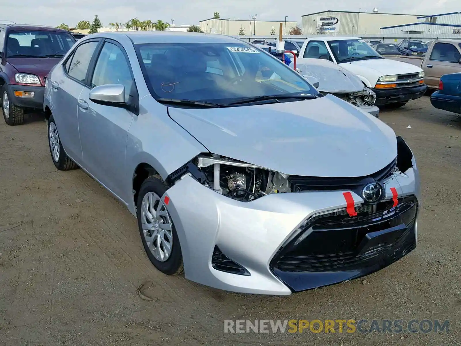 1 Photograph of a damaged car 5YFBURHE7KP866160 TOYOTA COROLLA 2019