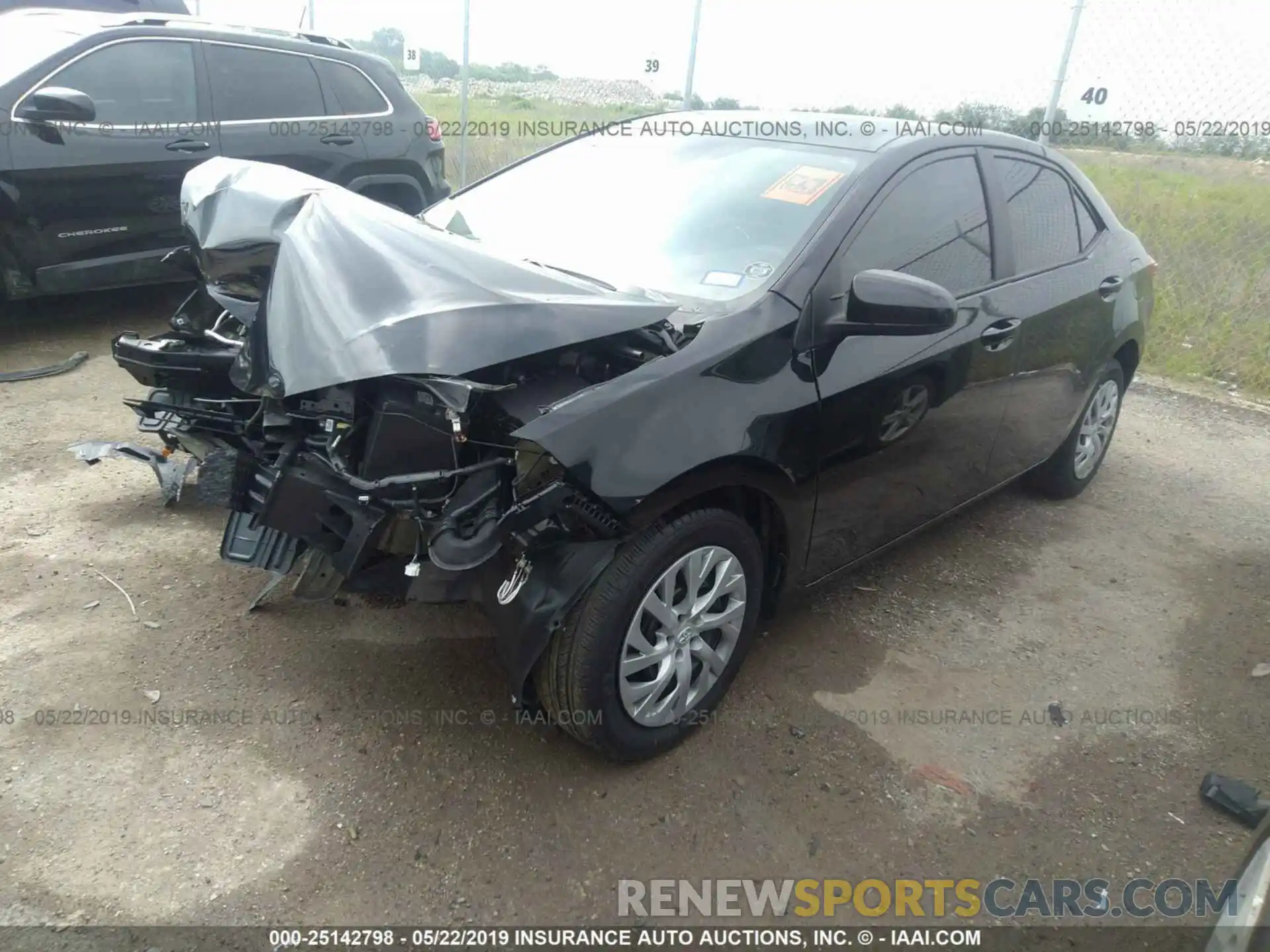 2 Photograph of a damaged car 5YFBURHE7KP866336 TOYOTA COROLLA 2019