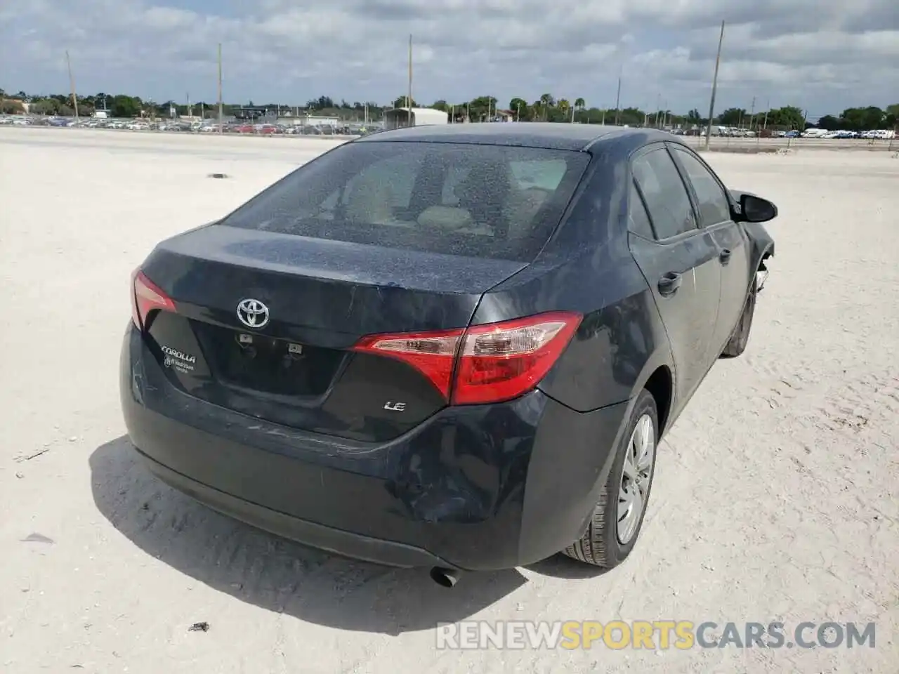 4 Photograph of a damaged car 5YFBURHE7KP866630 TOYOTA COROLLA 2019