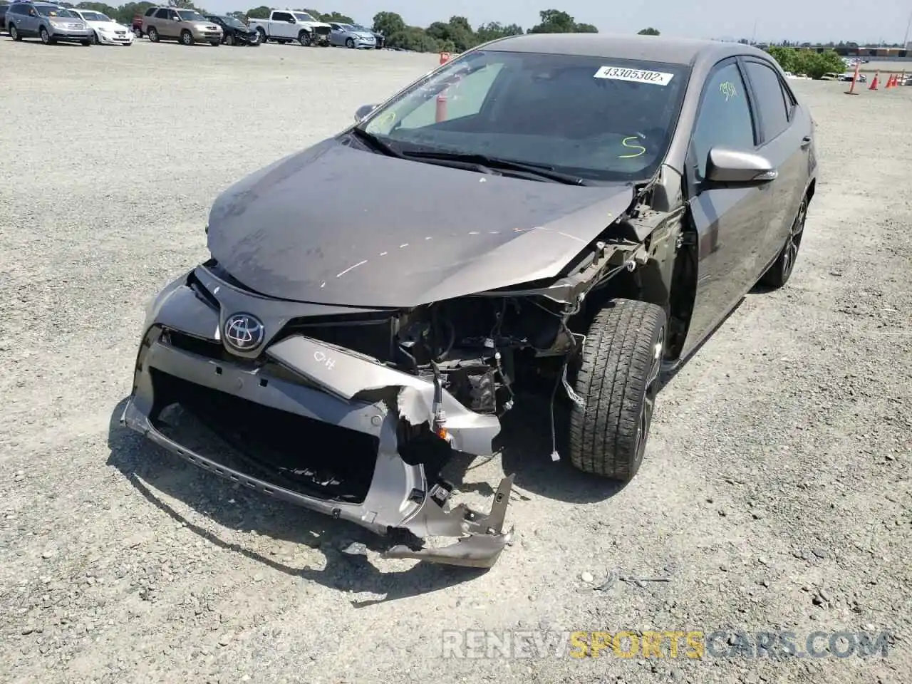 9 Photograph of a damaged car 5YFBURHE7KP866899 TOYOTA COROLLA 2019