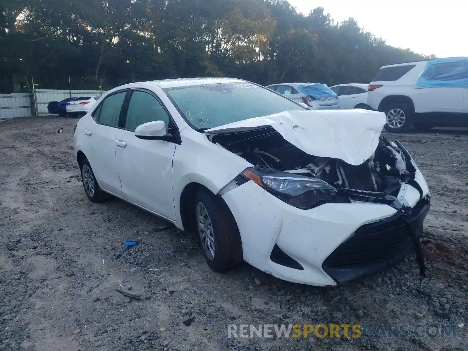 1 Photograph of a damaged car 5YFBURHE7KP867180 TOYOTA COROLLA 2019