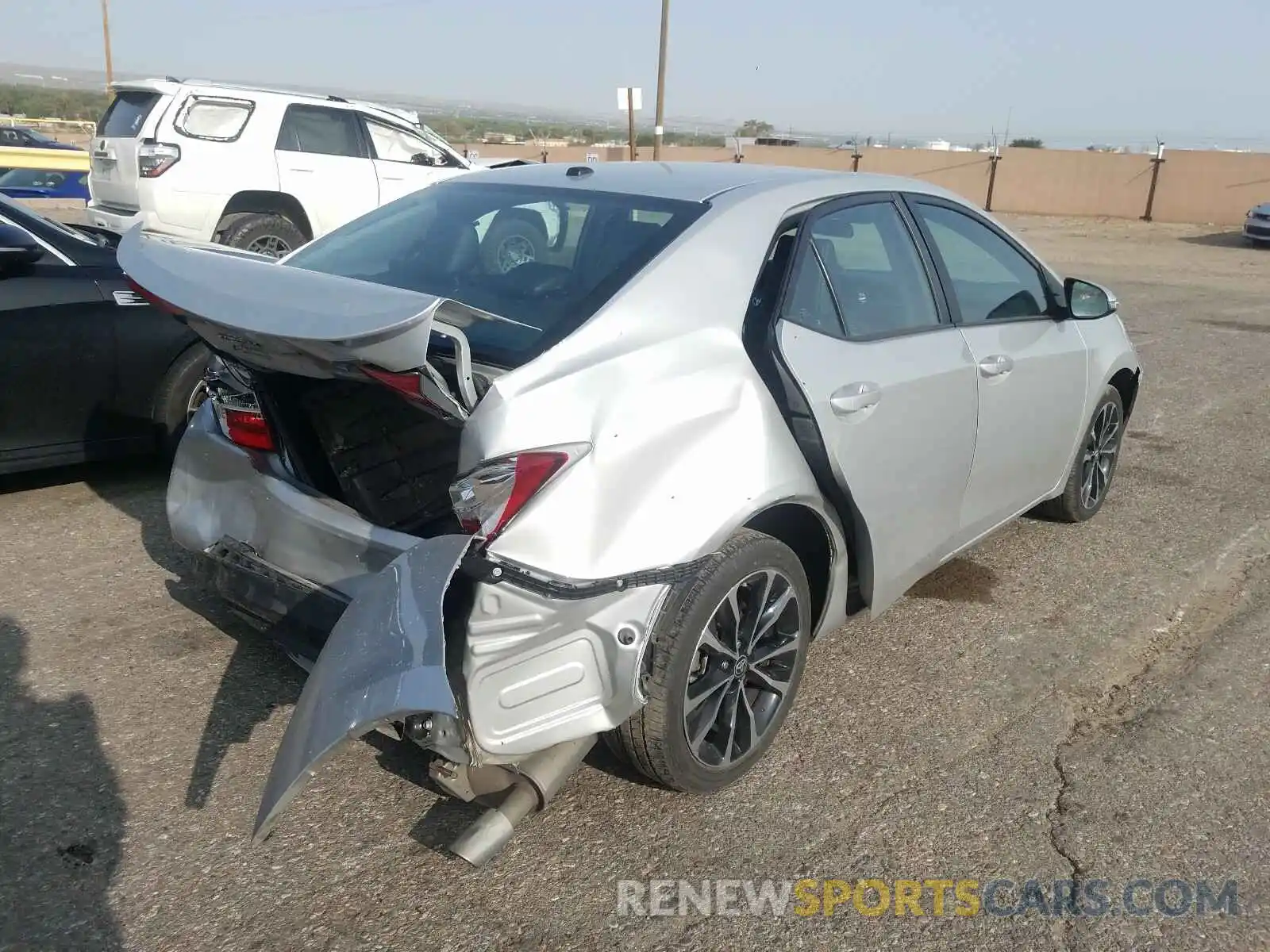 4 Photograph of a damaged car 5YFBURHE7KP867485 TOYOTA COROLLA 2019