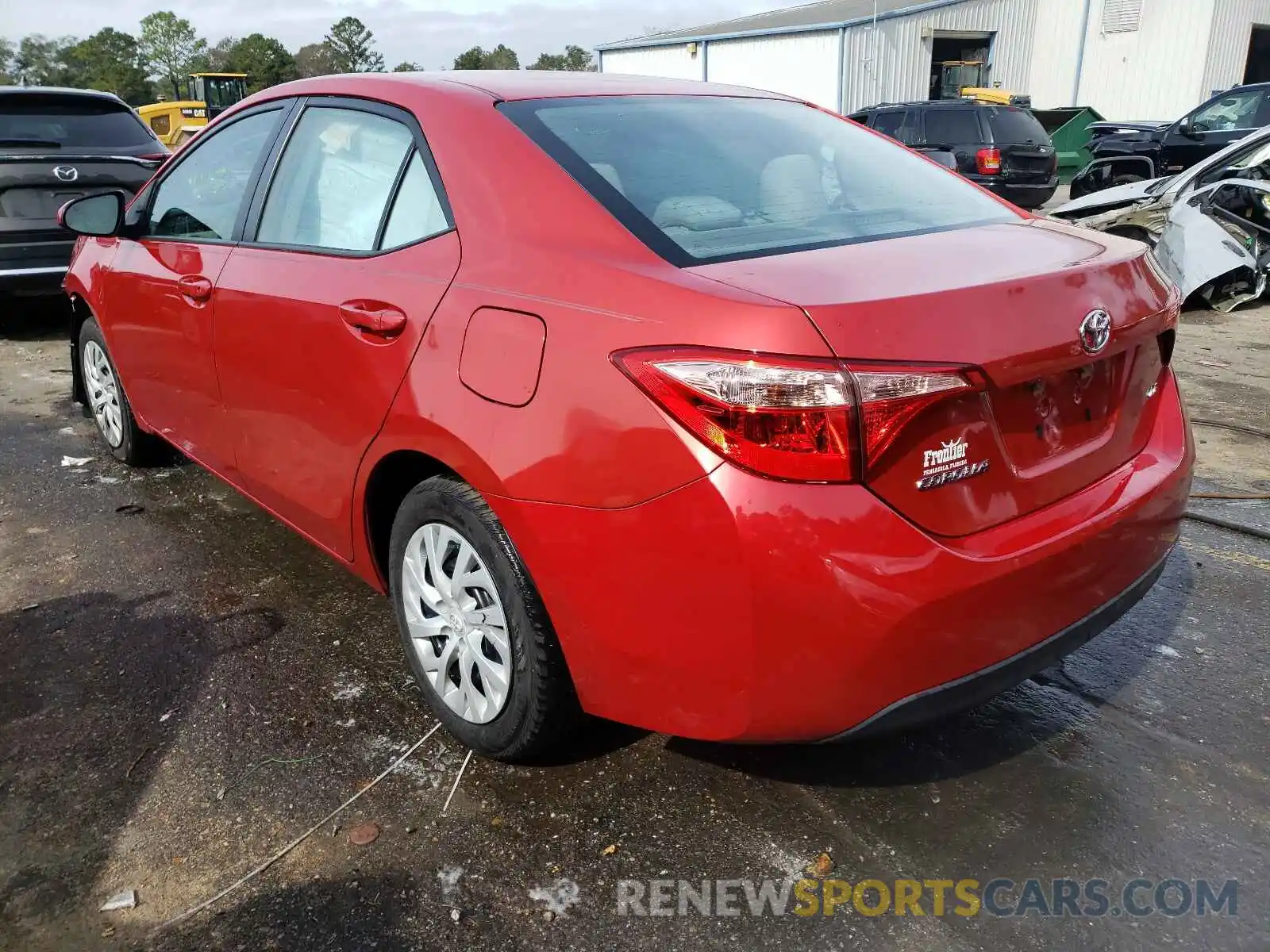 3 Photograph of a damaged car 5YFBURHE7KP867602 TOYOTA COROLLA 2019