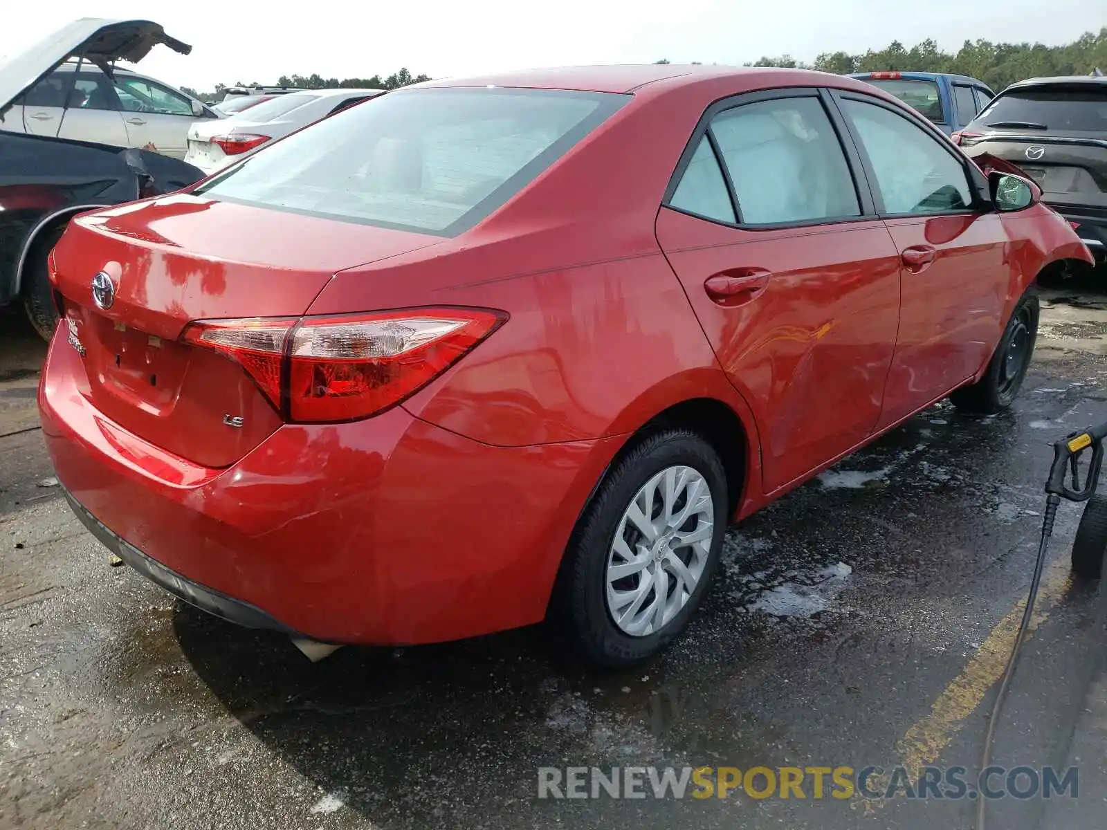 4 Photograph of a damaged car 5YFBURHE7KP867602 TOYOTA COROLLA 2019