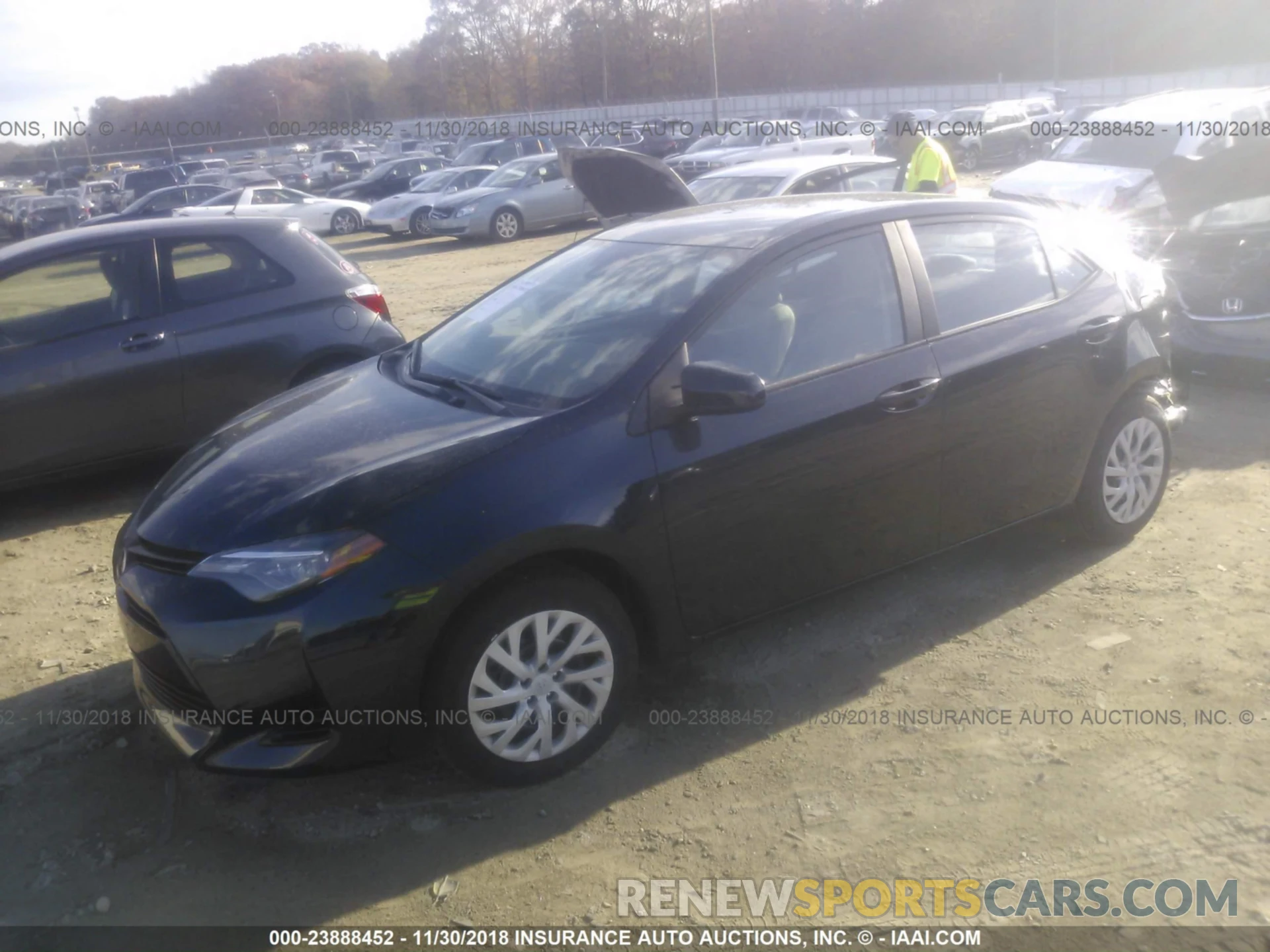 2 Photograph of a damaged car 5YFBURHE7KP867664 TOYOTA COROLLA 2019