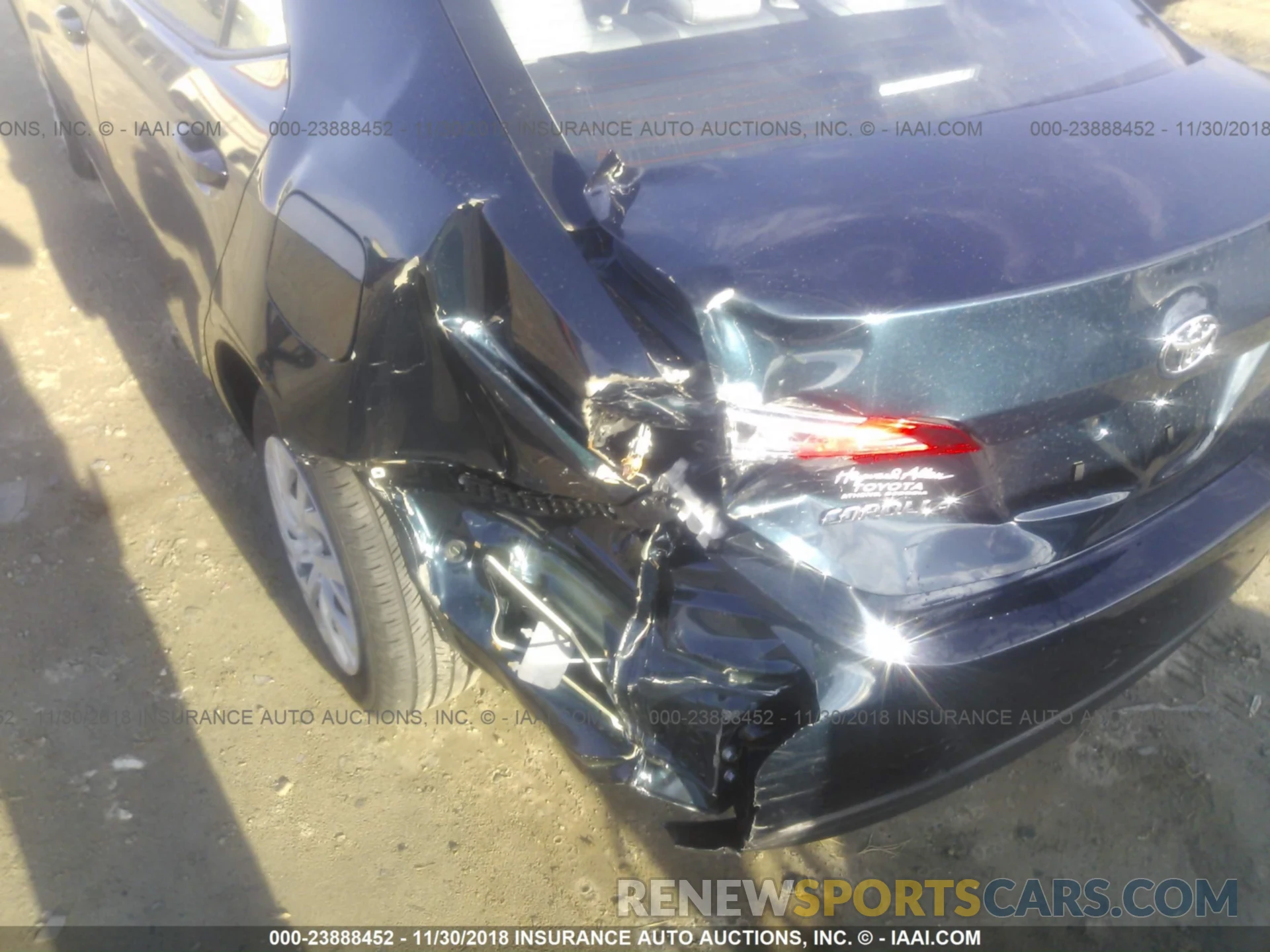 6 Photograph of a damaged car 5YFBURHE7KP867664 TOYOTA COROLLA 2019