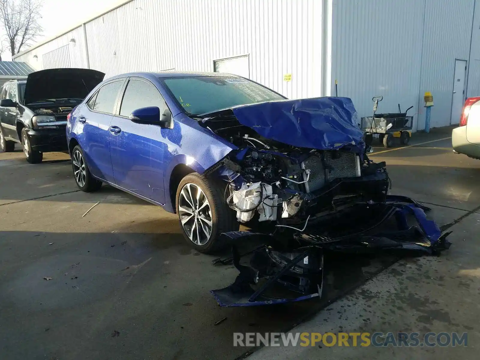 1 Photograph of a damaged car 5YFBURHE7KP867843 TOYOTA COROLLA 2019