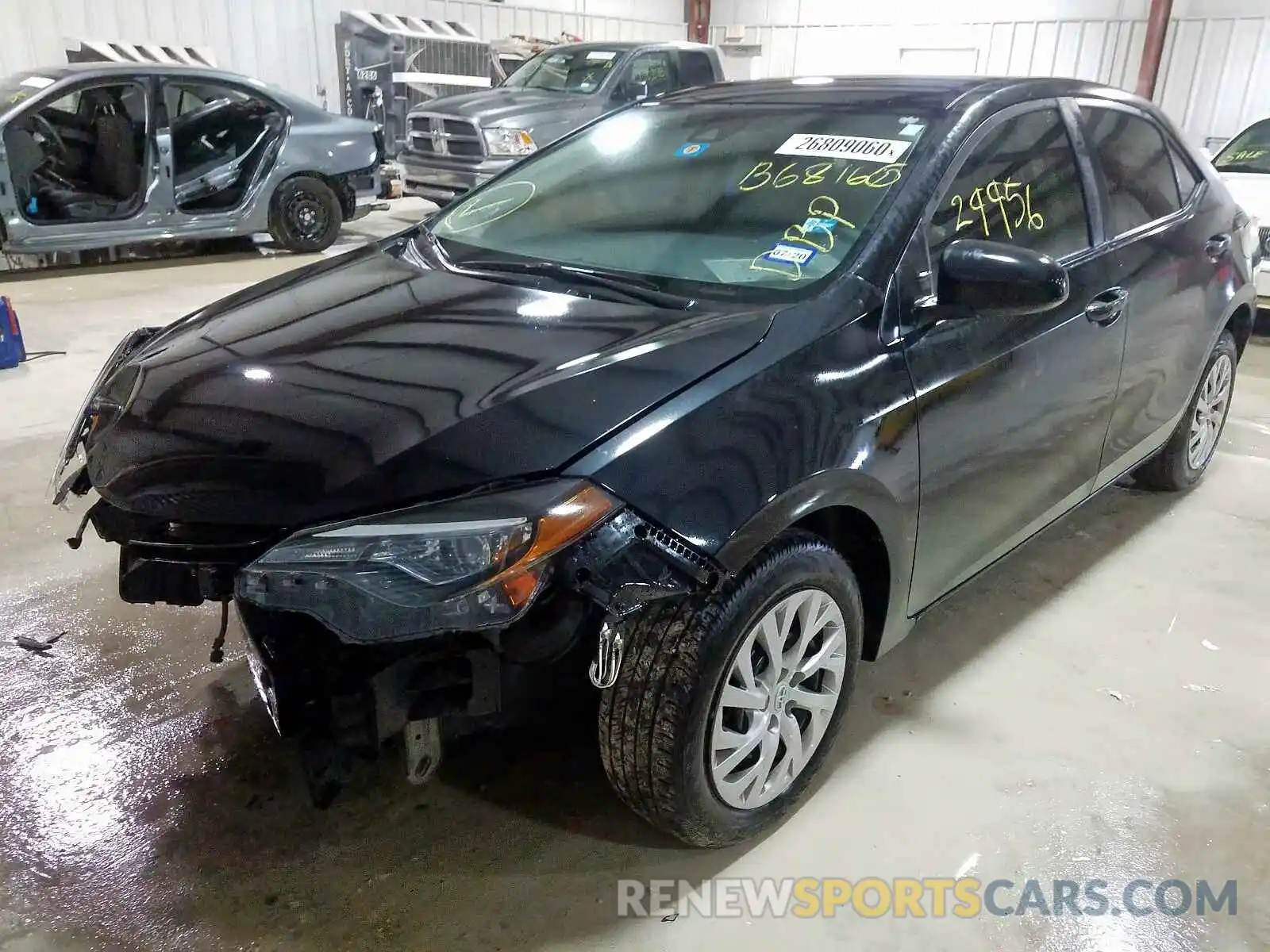 2 Photograph of a damaged car 5YFBURHE7KP868166 TOYOTA COROLLA 2019