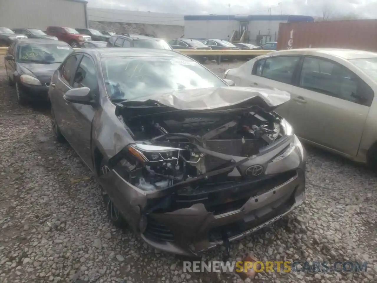 1 Photograph of a damaged car 5YFBURHE7KP868555 TOYOTA COROLLA 2019