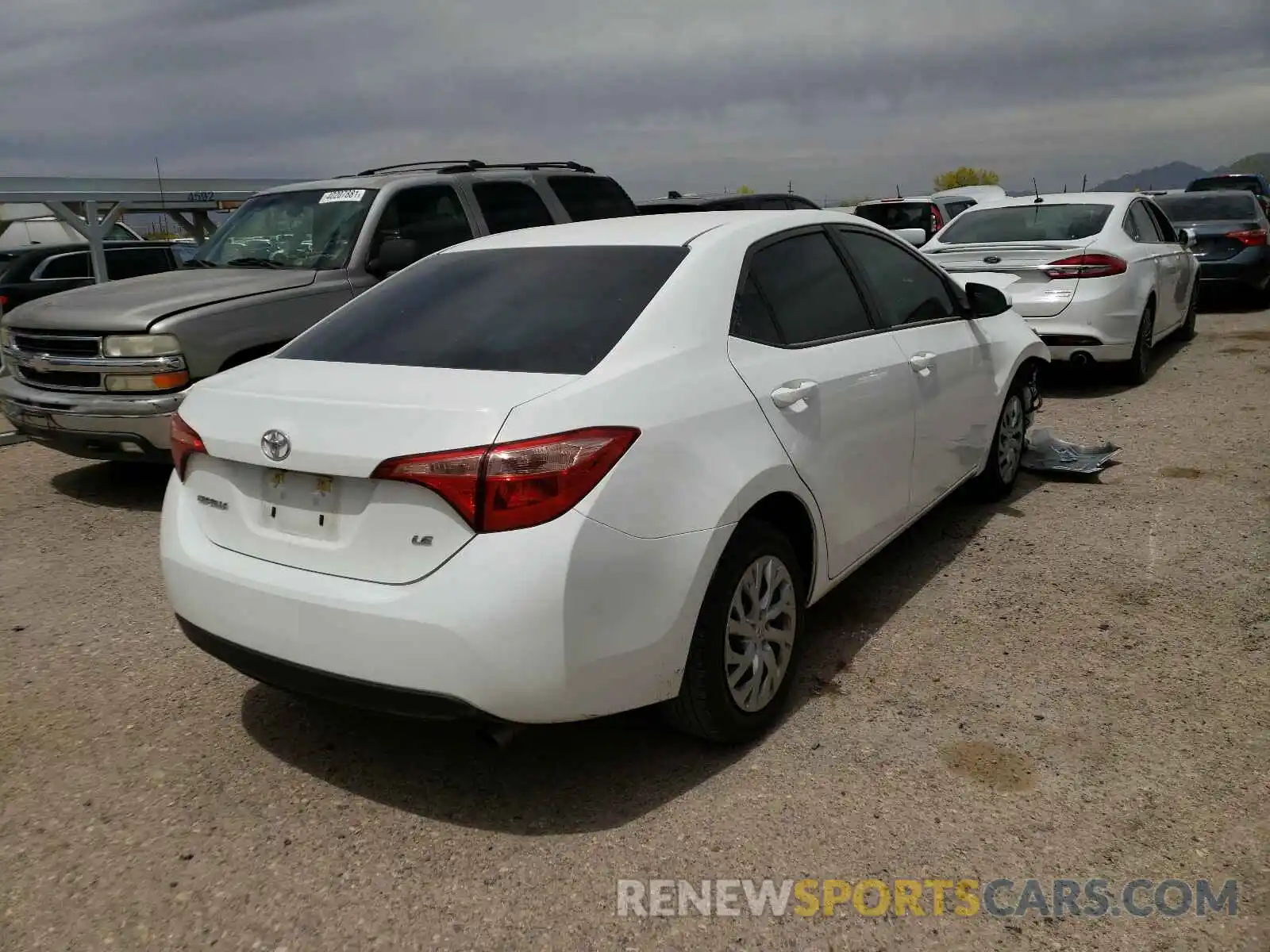 4 Photograph of a damaged car 5YFBURHE7KP868734 TOYOTA COROLLA 2019