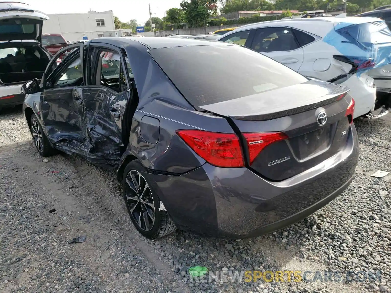 3 Photograph of a damaged car 5YFBURHE7KP868782 TOYOTA COROLLA 2019