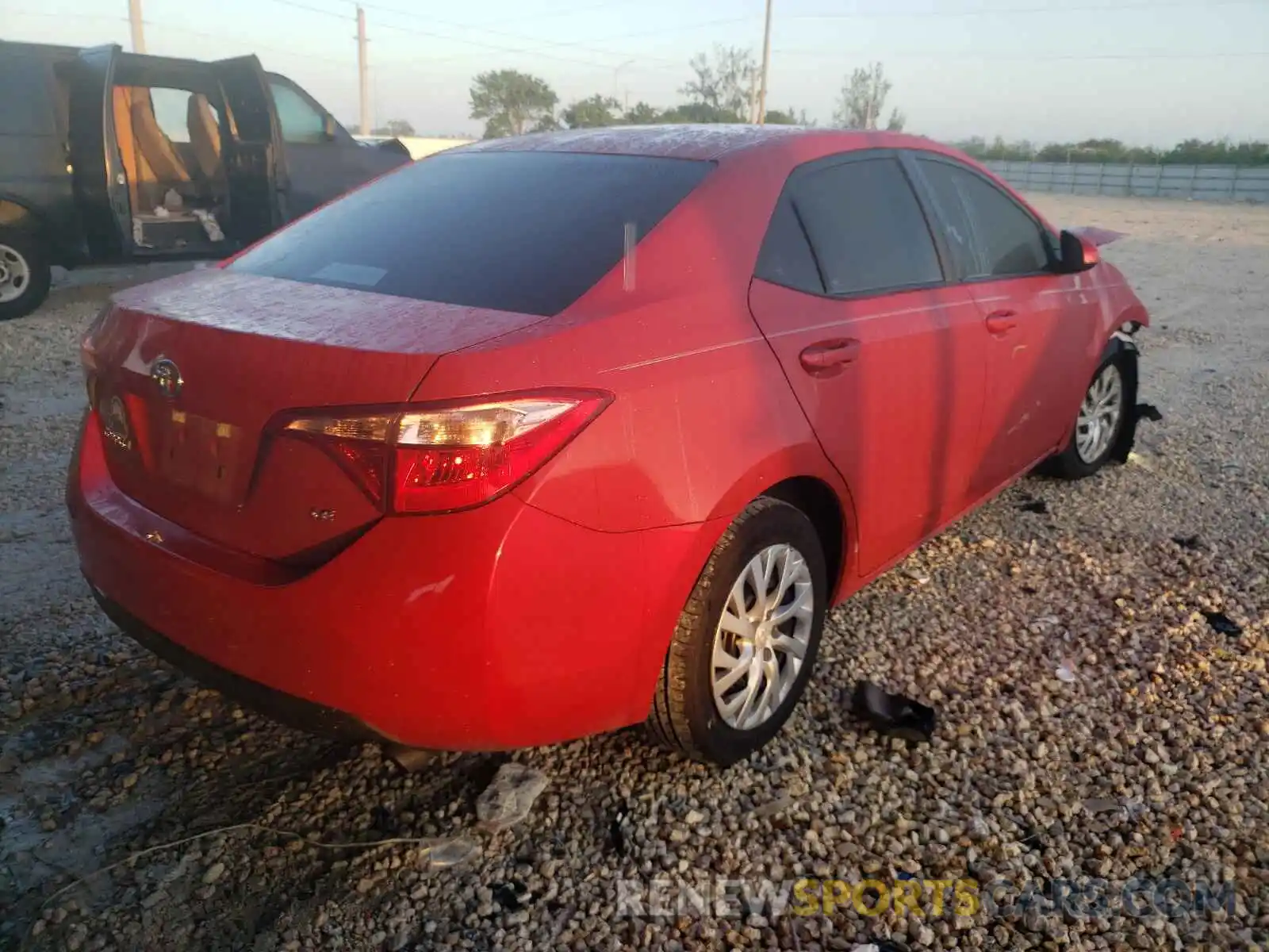 4 Photograph of a damaged car 5YFBURHE7KP868930 TOYOTA COROLLA 2019