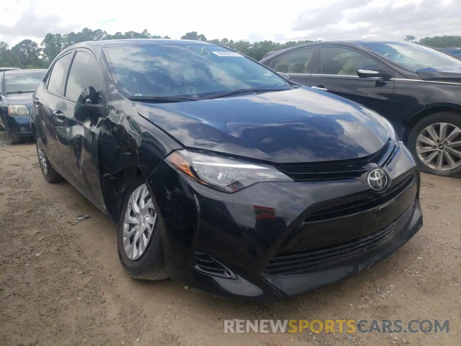 1 Photograph of a damaged car 5YFBURHE7KP868961 TOYOTA COROLLA 2019