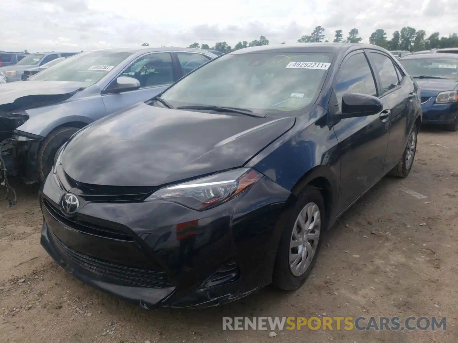 2 Photograph of a damaged car 5YFBURHE7KP868961 TOYOTA COROLLA 2019