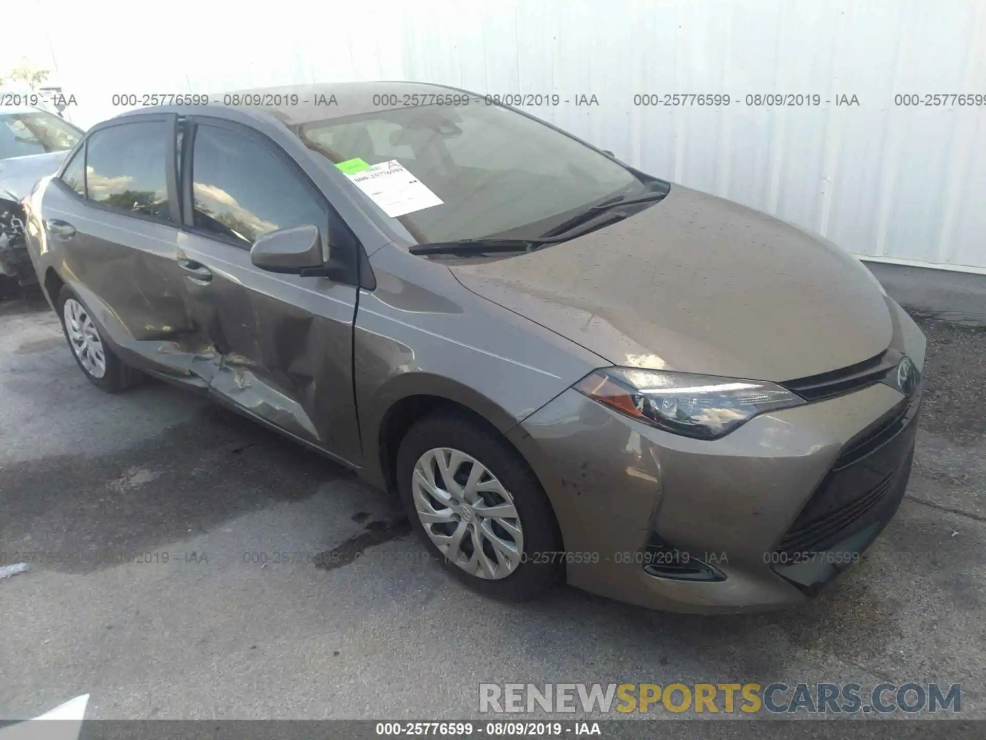 6 Photograph of a damaged car 5YFBURHE7KP869320 TOYOTA COROLLA 2019