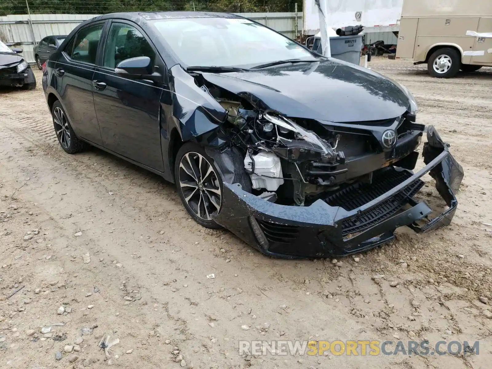1 Photograph of a damaged car 5YFBURHE7KP869480 TOYOTA COROLLA 2019