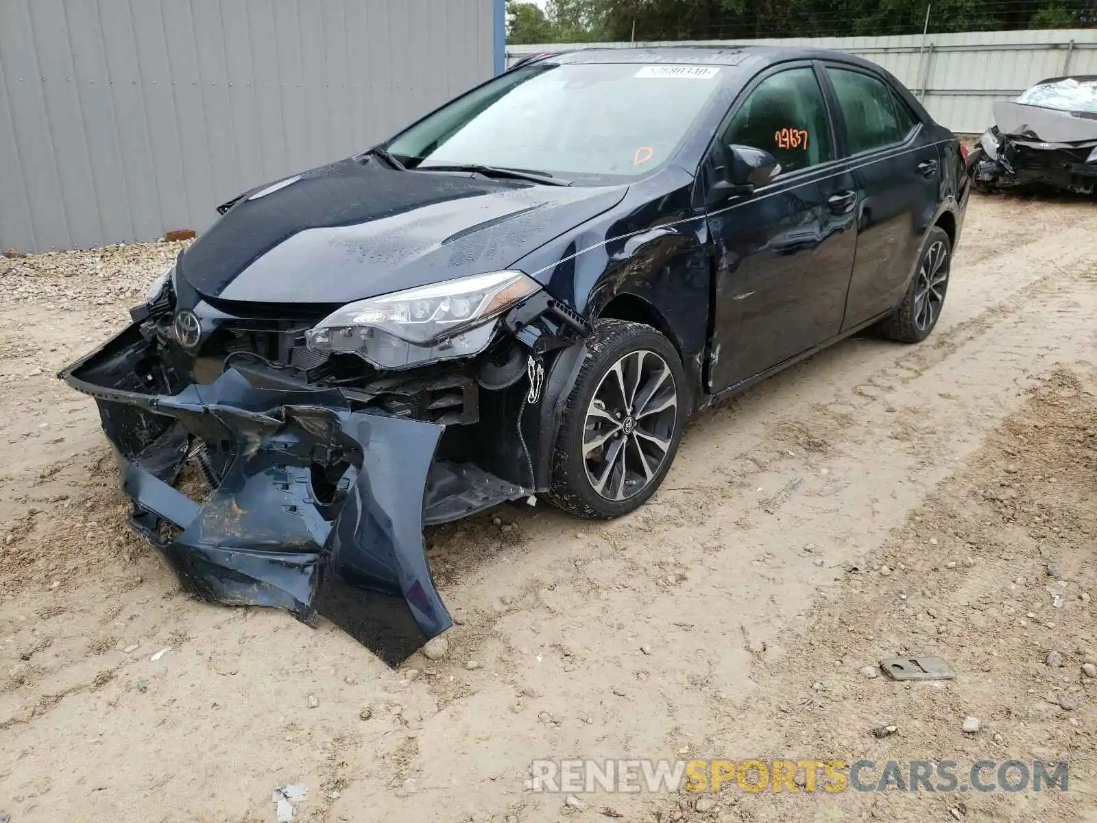 2 Photograph of a damaged car 5YFBURHE7KP869480 TOYOTA COROLLA 2019