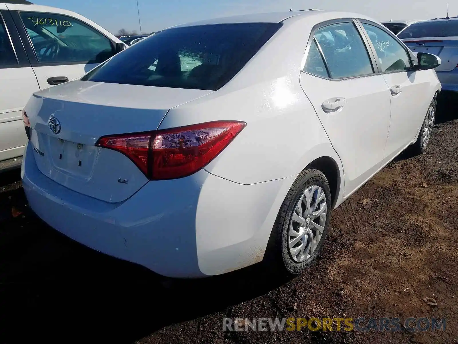 4 Photograph of a damaged car 5YFBURHE7KP870175 TOYOTA COROLLA 2019