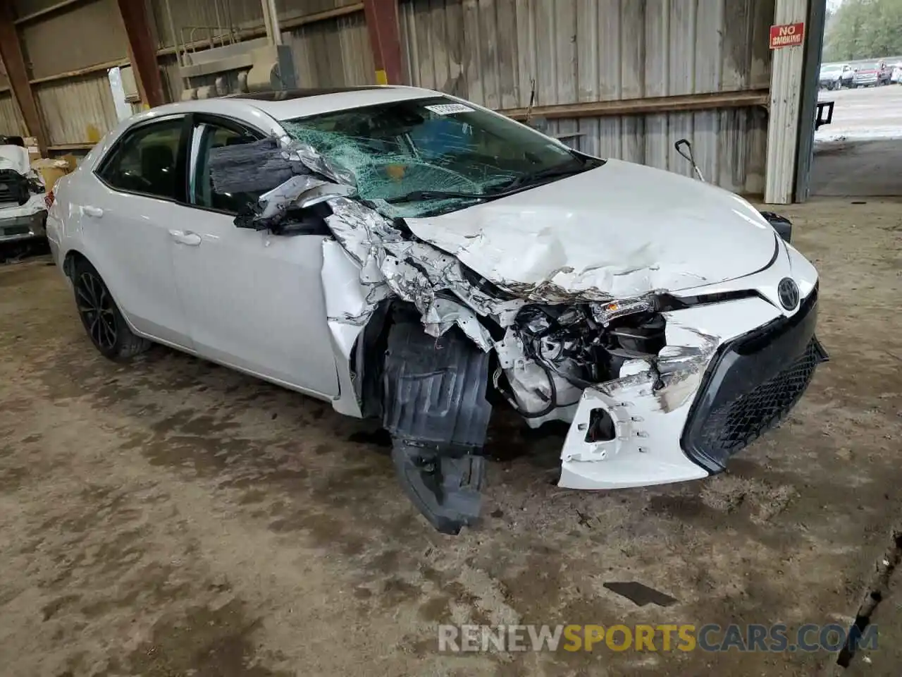 4 Photograph of a damaged car 5YFBURHE7KP870578 TOYOTA COROLLA 2019