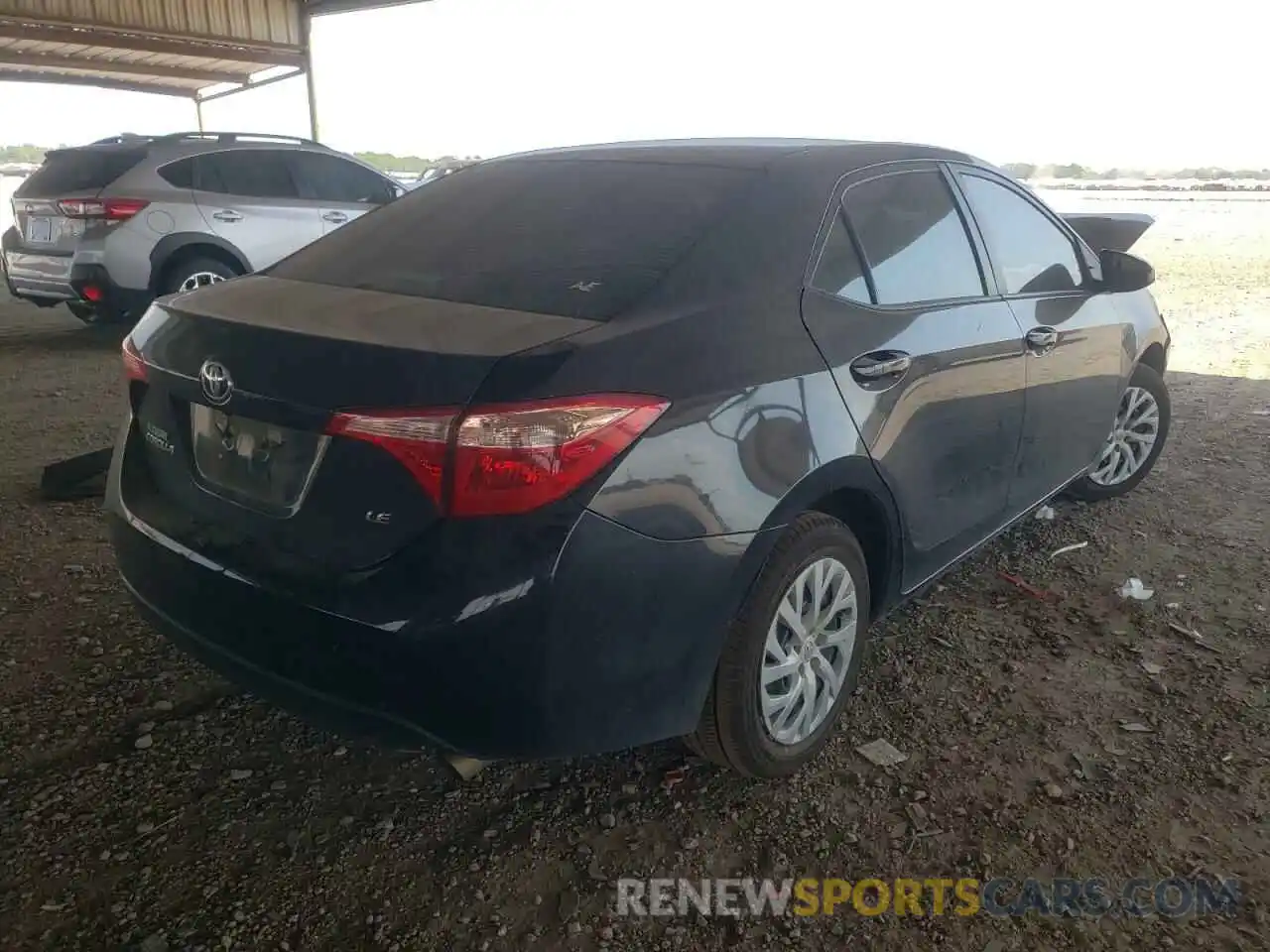 4 Photograph of a damaged car 5YFBURHE7KP870595 TOYOTA COROLLA 2019