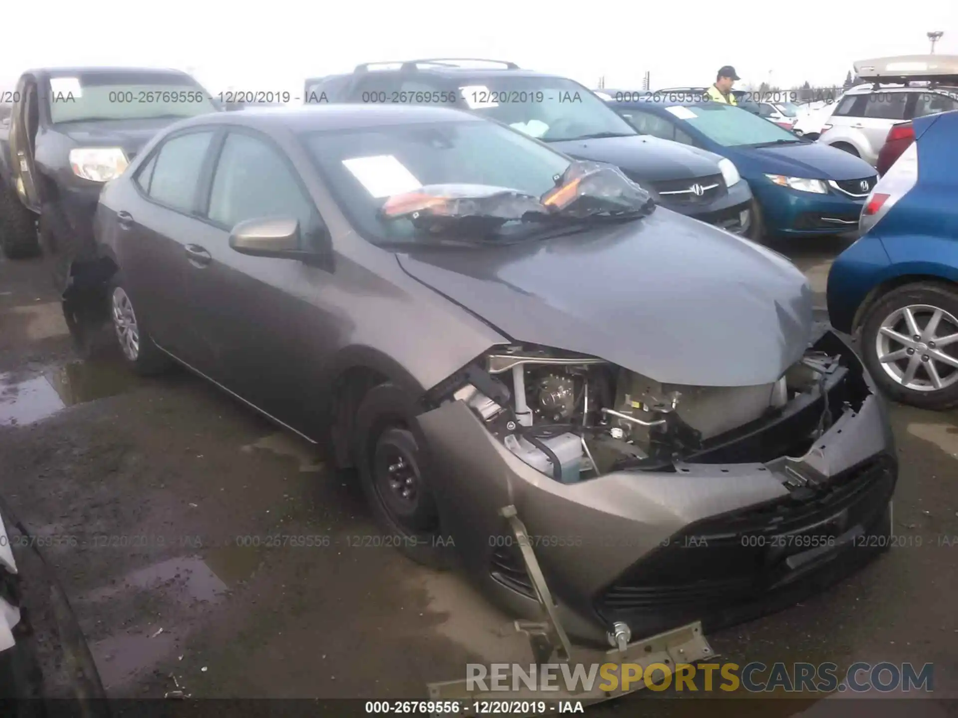 1 Photograph of a damaged car 5YFBURHE7KP870838 TOYOTA COROLLA 2019