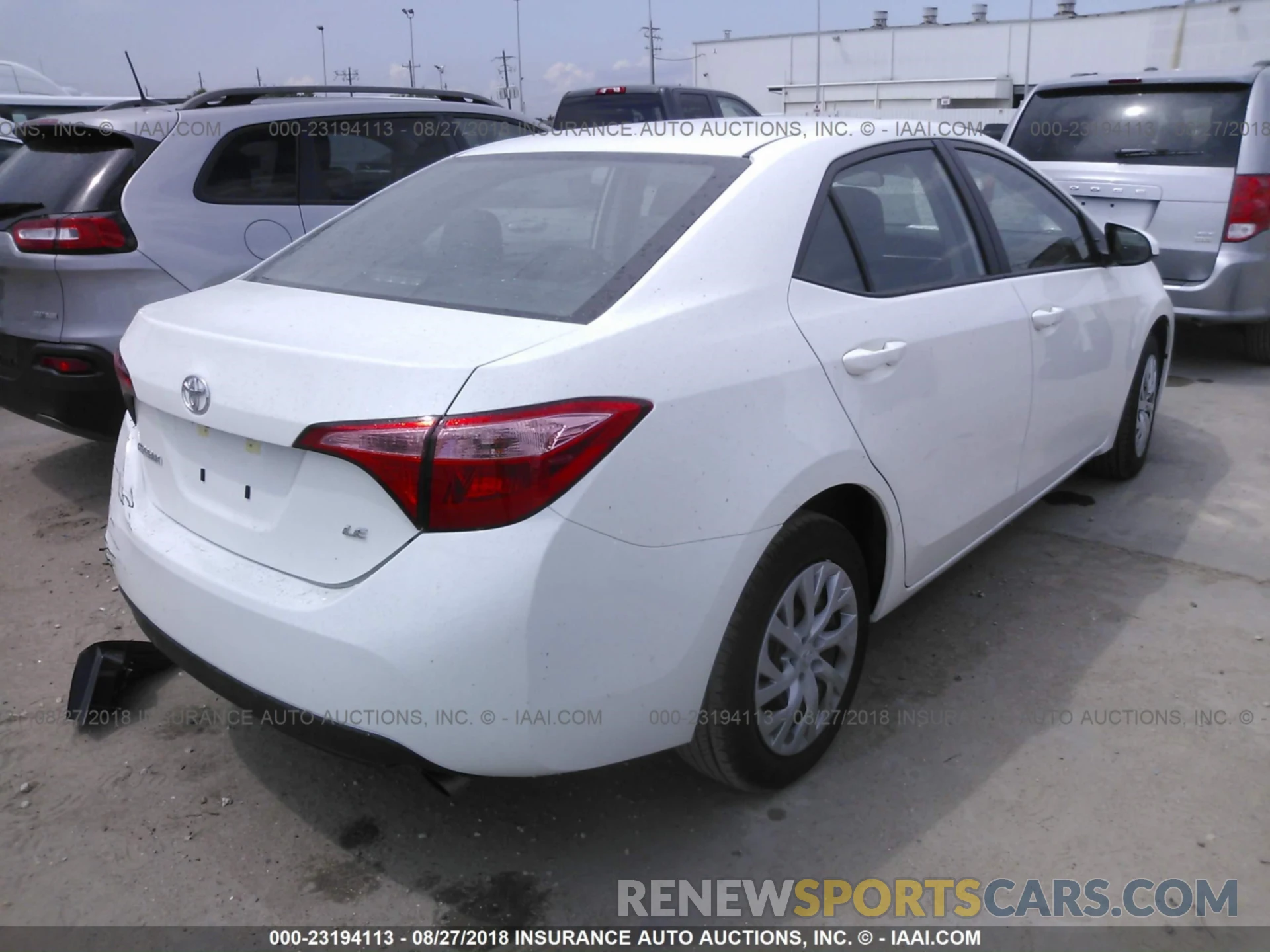 4 Фотография поврежденного автомобиля 5YFBURHE7KP870967 Toyota Corolla 2019