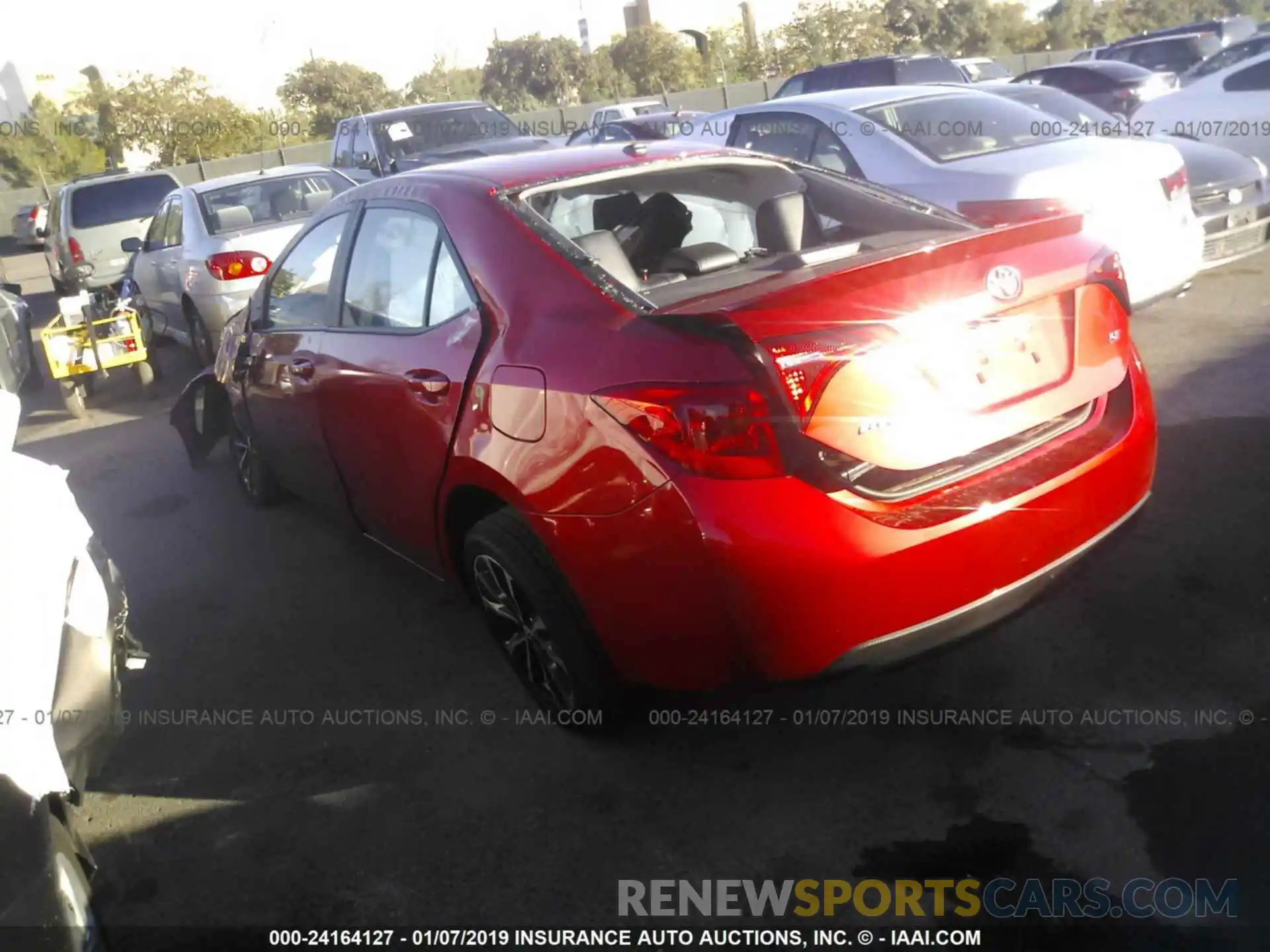 3 Photograph of a damaged car 5YFBURHE7KP871231 TOYOTA COROLLA 2019