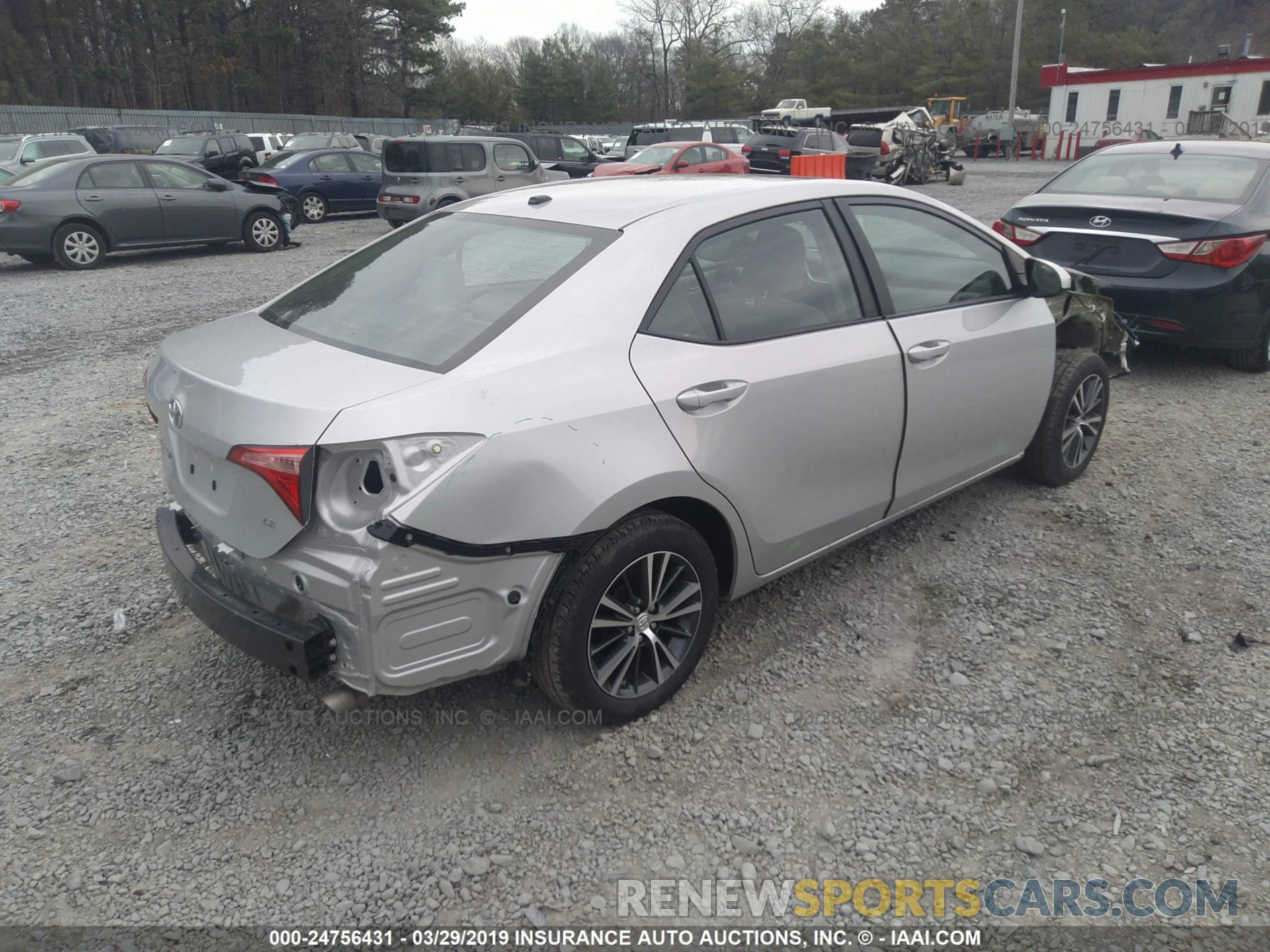 4 Photograph of a damaged car 5YFBURHE7KP871536 TOYOTA COROLLA 2019