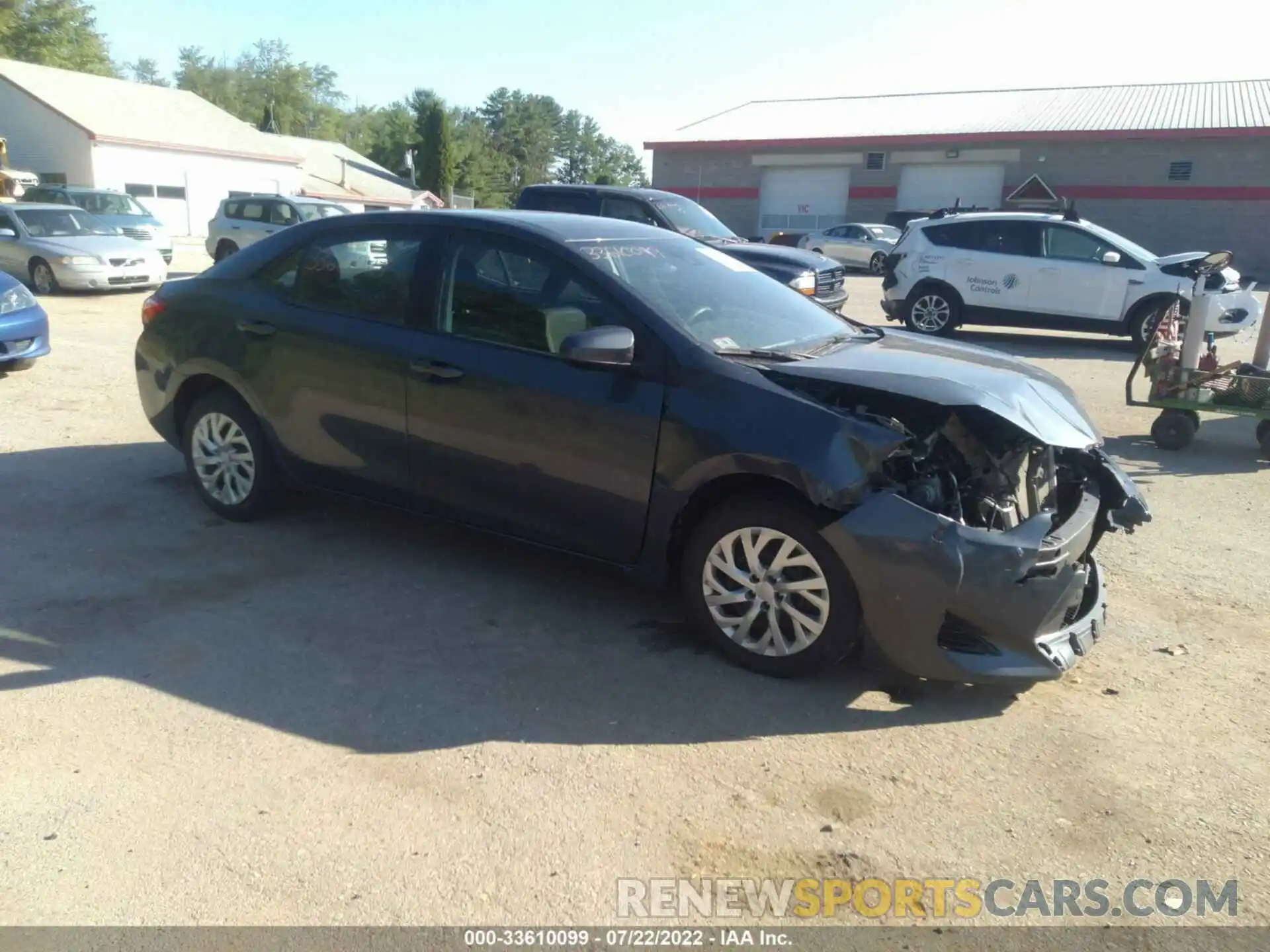 1 Photograph of a damaged car 5YFBURHE7KP871634 TOYOTA COROLLA 2019