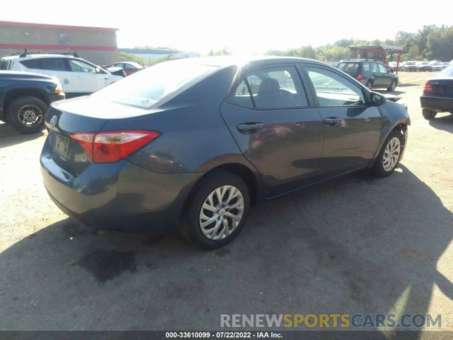 4 Photograph of a damaged car 5YFBURHE7KP871634 TOYOTA COROLLA 2019