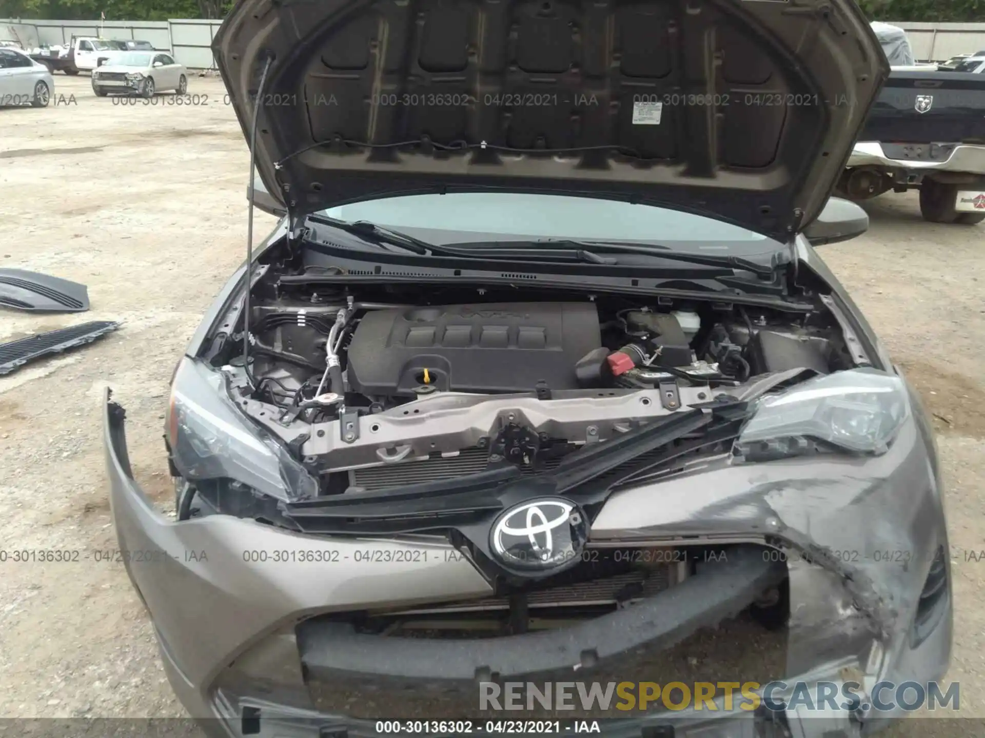 10 Photograph of a damaged car 5YFBURHE7KP872606 TOYOTA COROLLA 2019