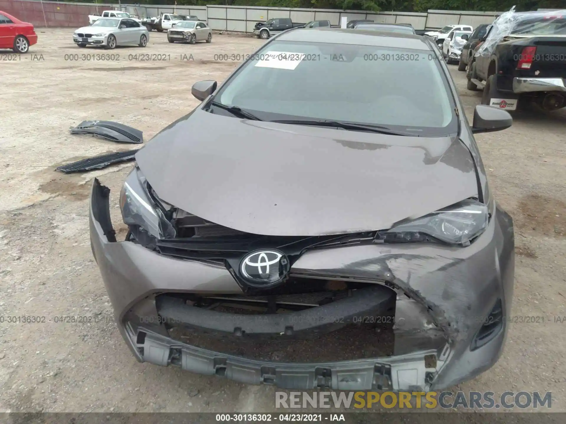 6 Photograph of a damaged car 5YFBURHE7KP872606 TOYOTA COROLLA 2019