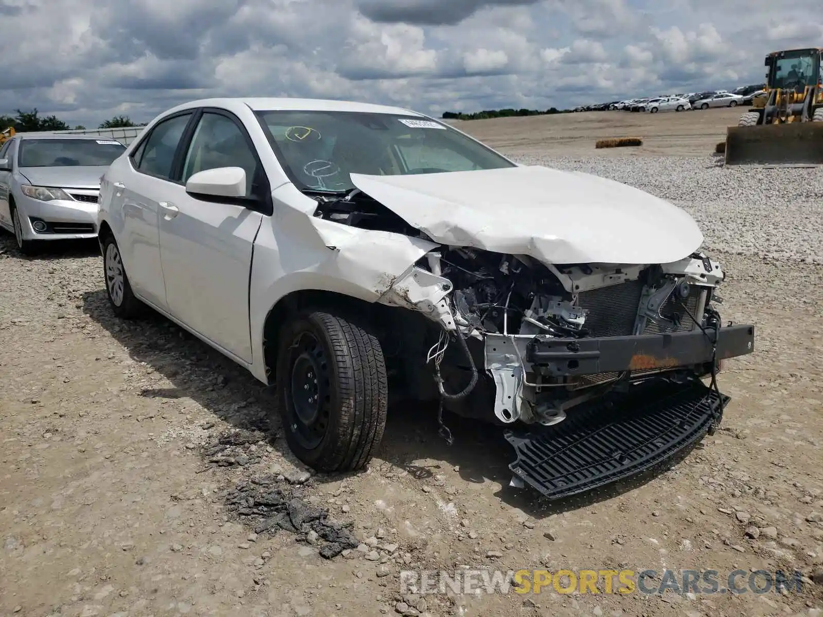 1 Photograph of a damaged car 5YFBURHE7KP874212 TOYOTA COROLLA 2019