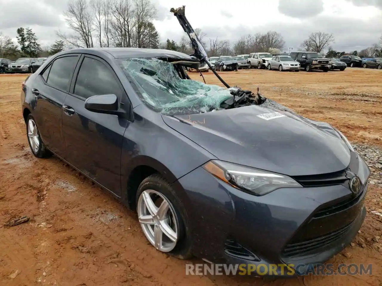 1 Photograph of a damaged car 5YFBURHE7KP874470 TOYOTA COROLLA 2019