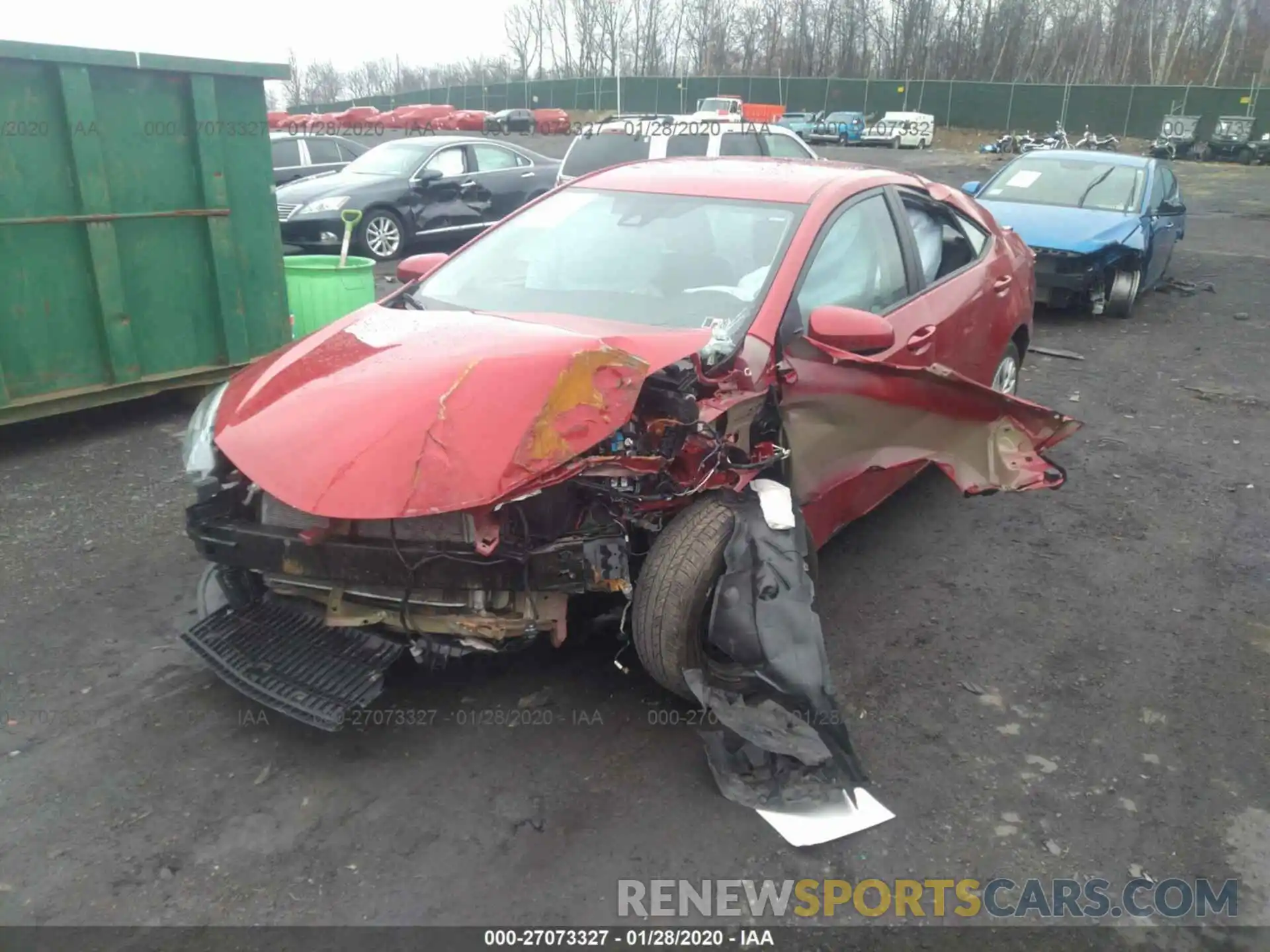 6 Photograph of a damaged car 5YFBURHE7KP874596 TOYOTA COROLLA 2019