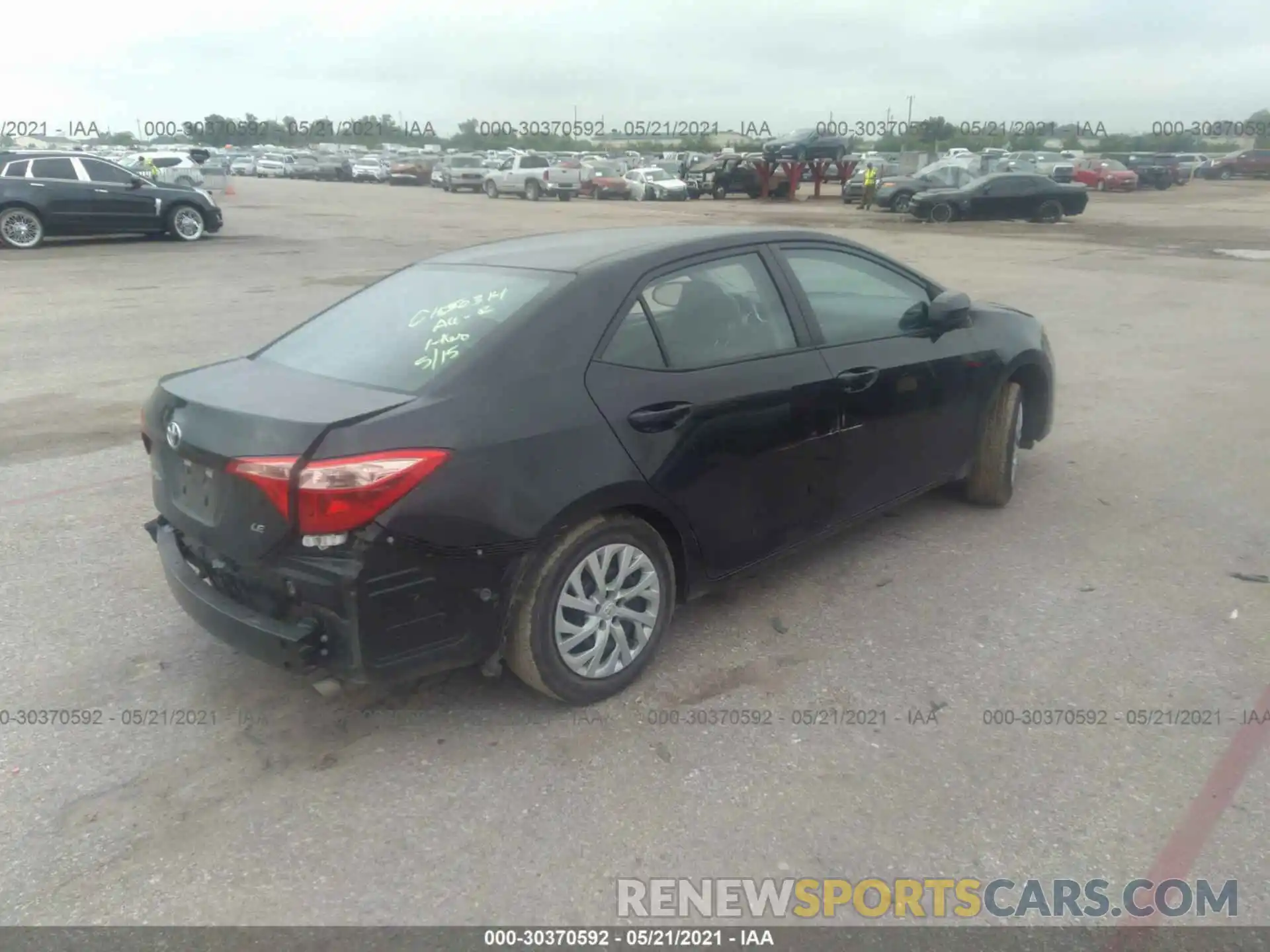 4 Photograph of a damaged car 5YFBURHE7KP874792 TOYOTA COROLLA 2019