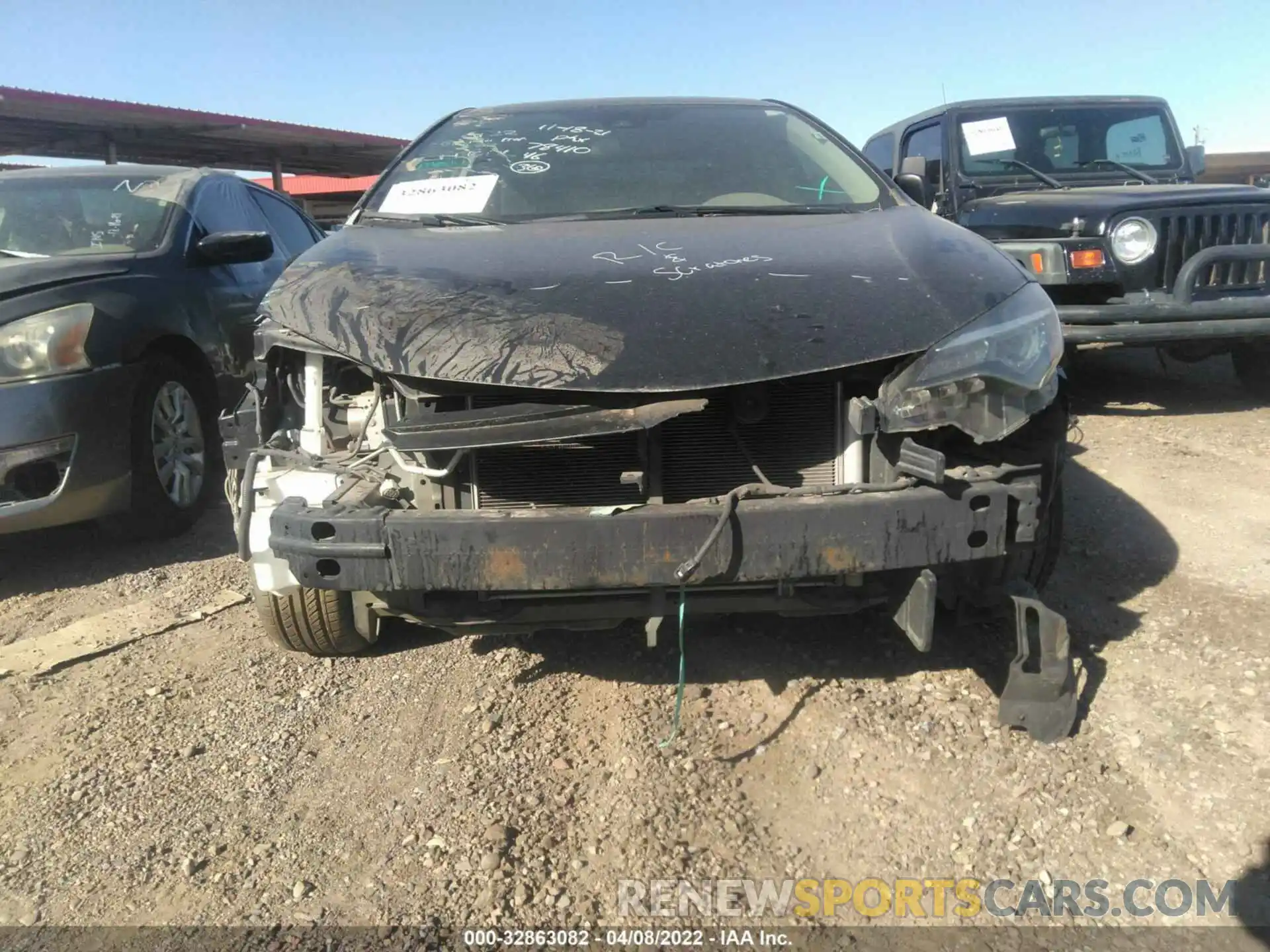 6 Photograph of a damaged car 5YFBURHE7KP874971 TOYOTA COROLLA 2019