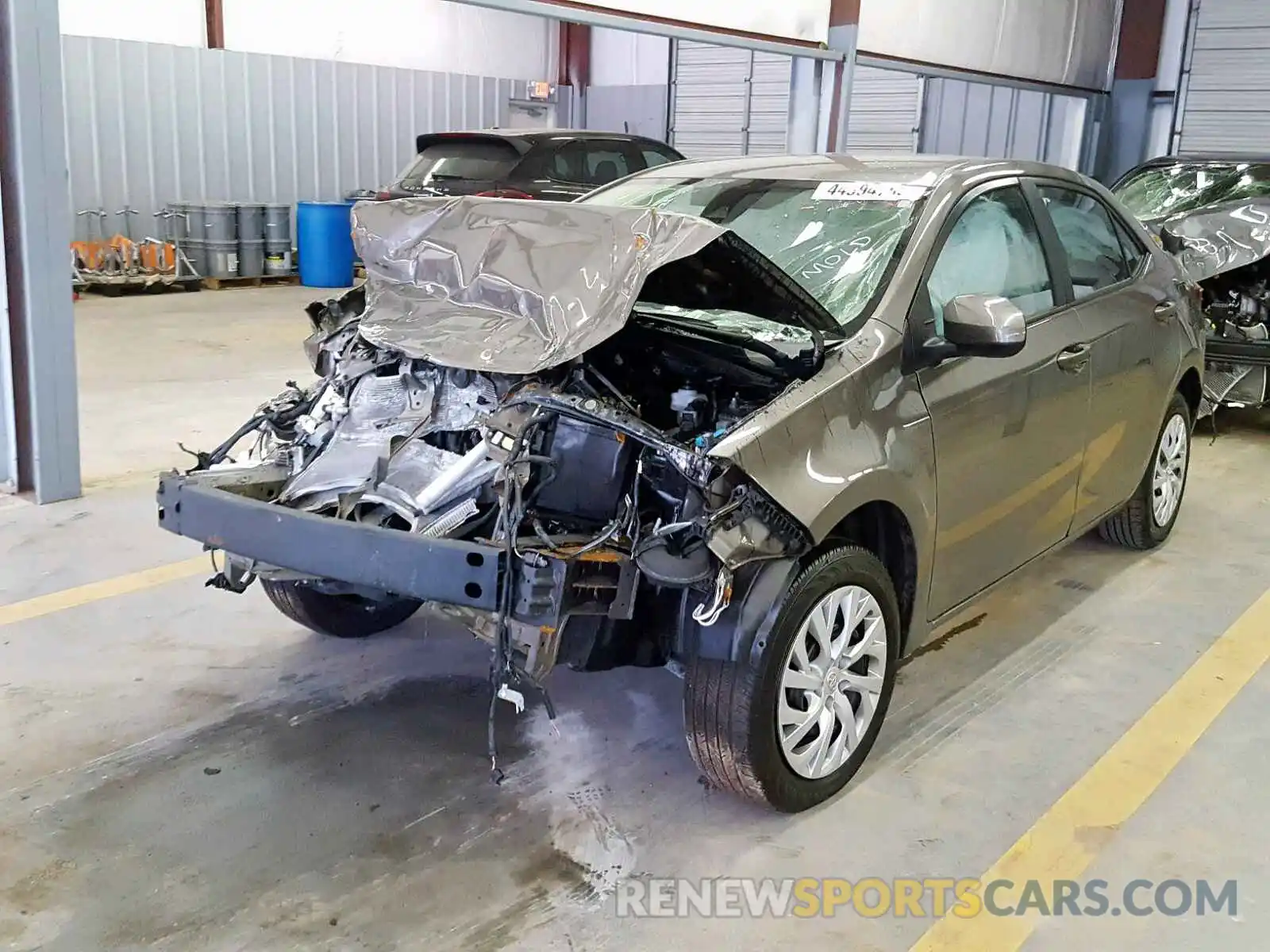 2 Photograph of a damaged car 5YFBURHE7KP875005 TOYOTA COROLLA 2019