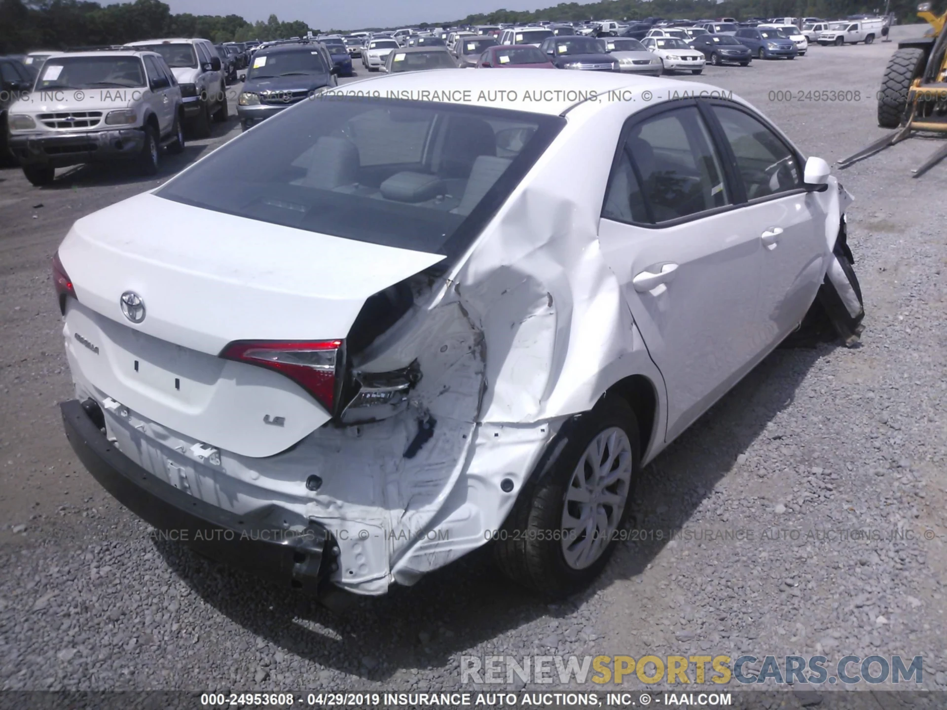 4 Photograph of a damaged car 5YFBURHE7KP875313 TOYOTA COROLLA 2019