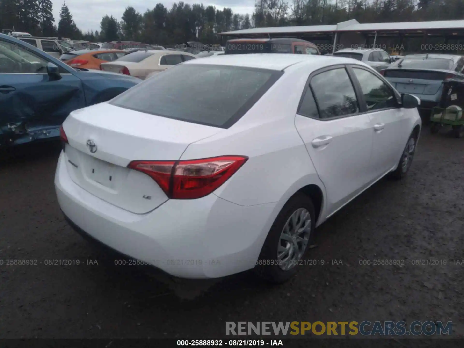 4 Photograph of a damaged car 5YFBURHE7KP875845 TOYOTA COROLLA 2019