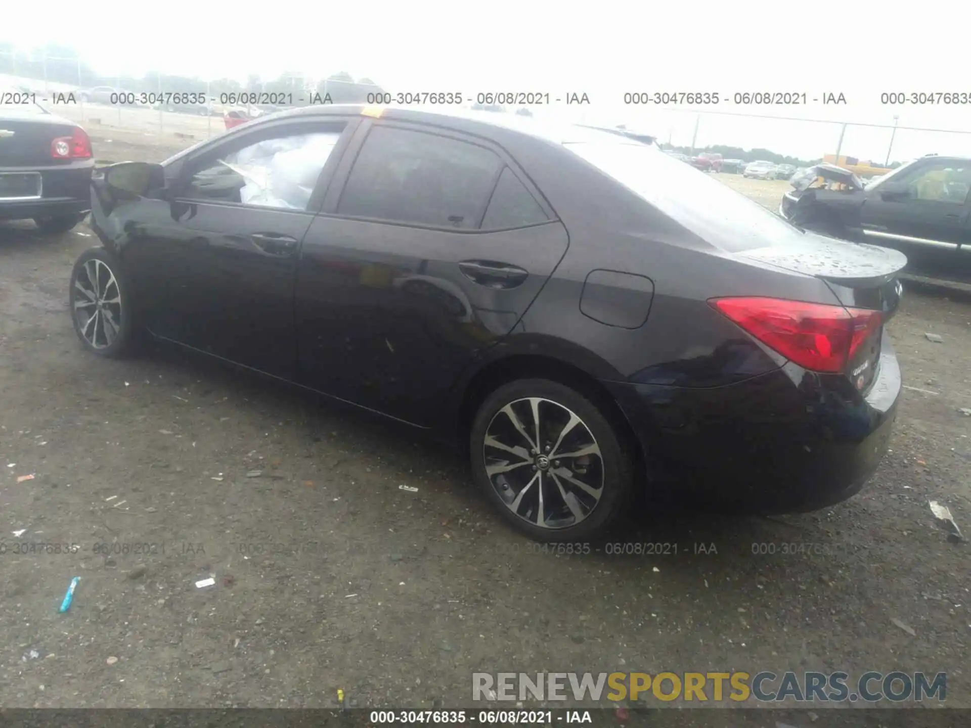 3 Photograph of a damaged car 5YFBURHE7KP876039 TOYOTA COROLLA 2019