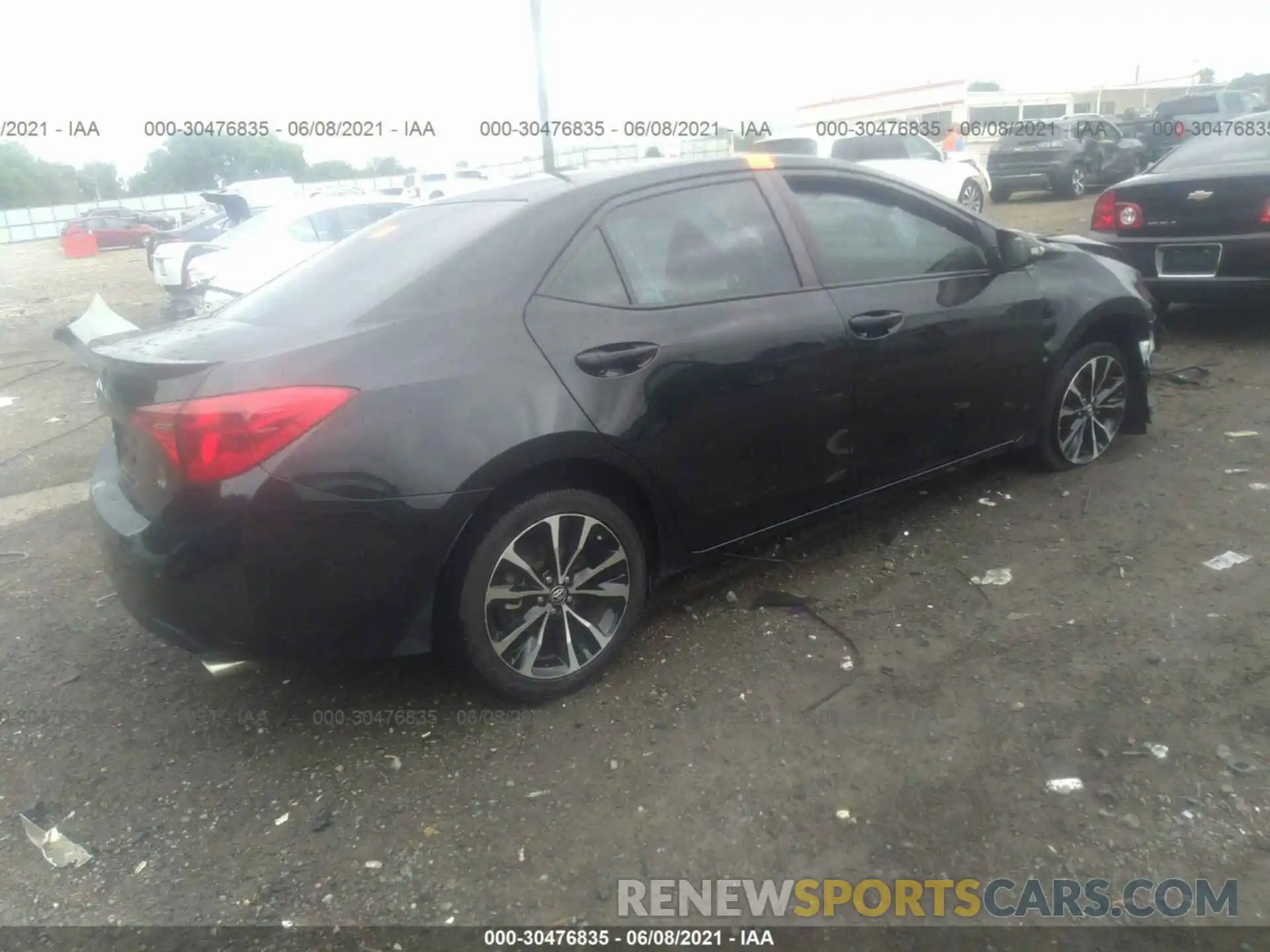 4 Photograph of a damaged car 5YFBURHE7KP876039 TOYOTA COROLLA 2019