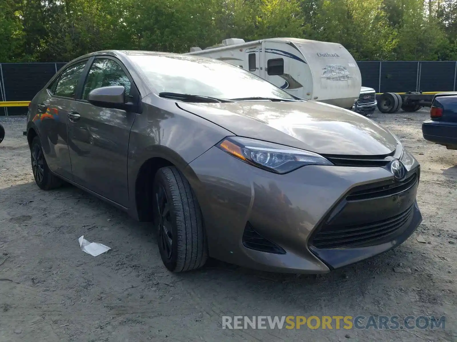 1 Photograph of a damaged car 5YFBURHE7KP876218 TOYOTA COROLLA 2019