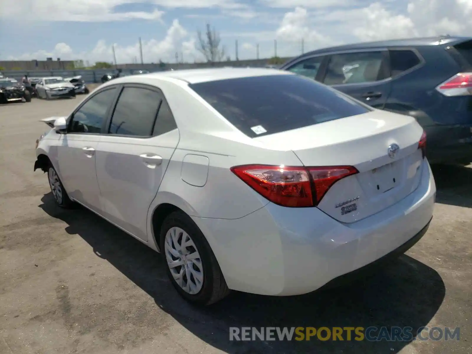 3 Photograph of a damaged car 5YFBURHE7KP876607 TOYOTA COROLLA 2019